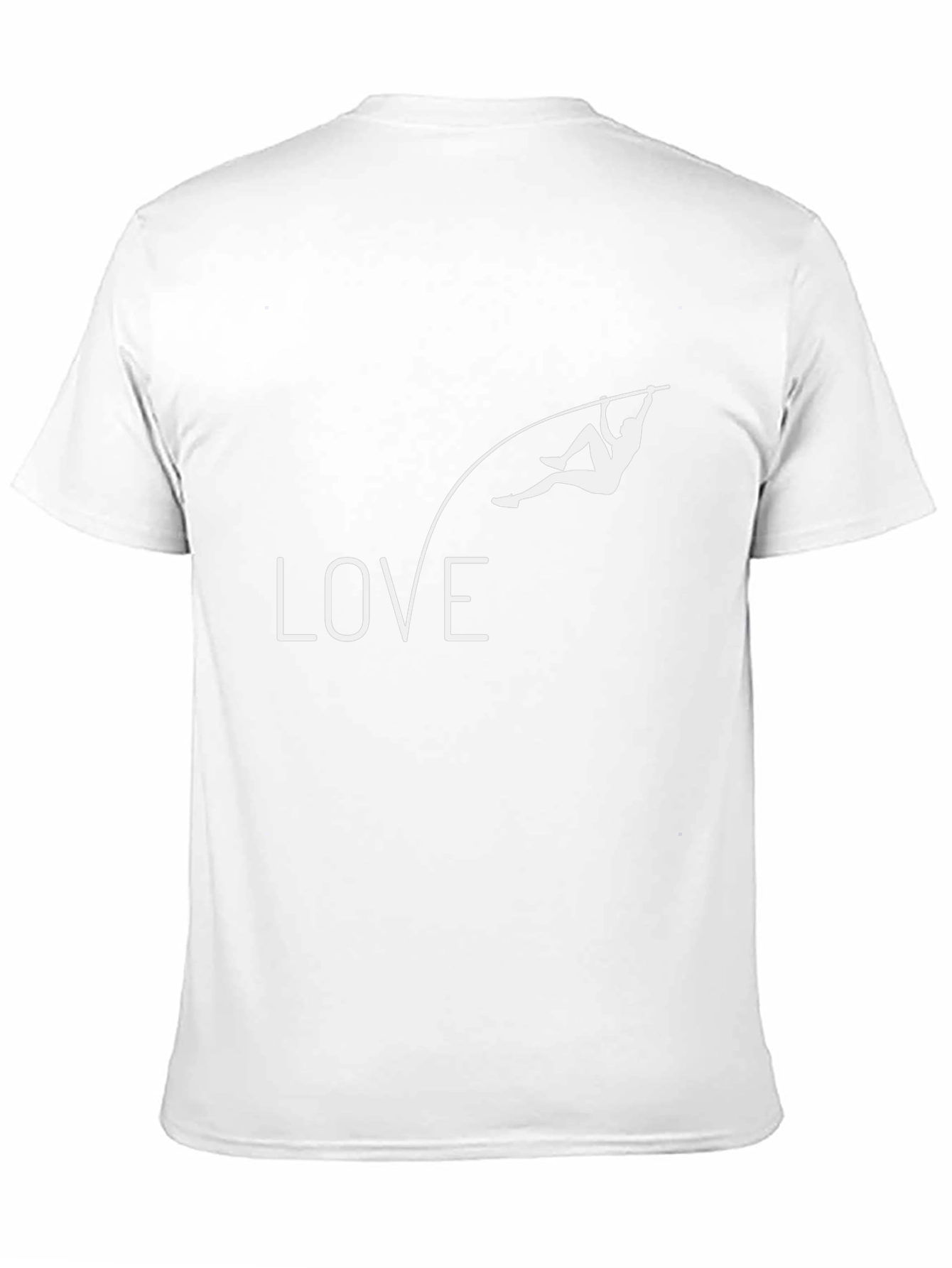 Love Pole Vaulting Black T-Shirt