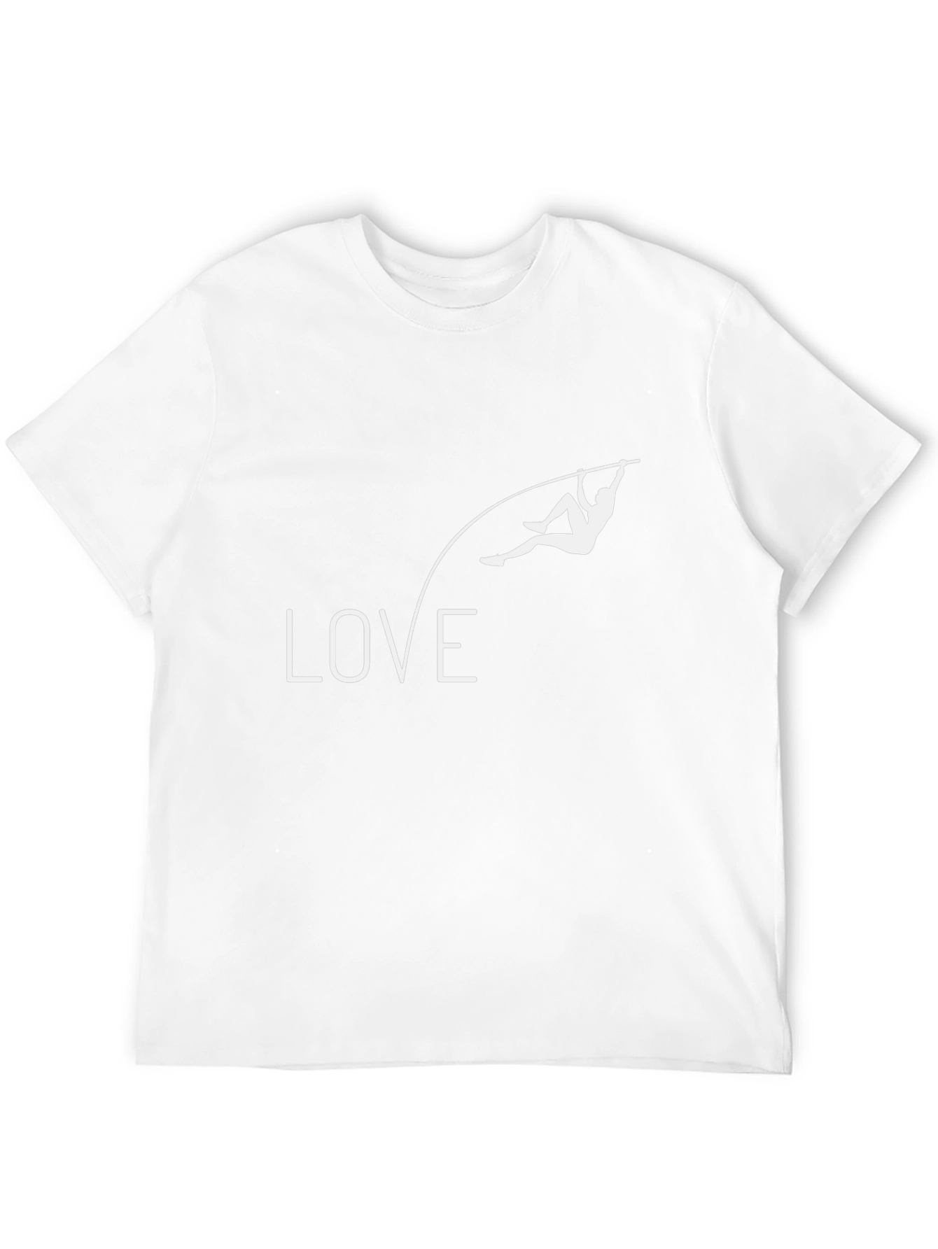 Love Pole Vaulting Black T-Shirt