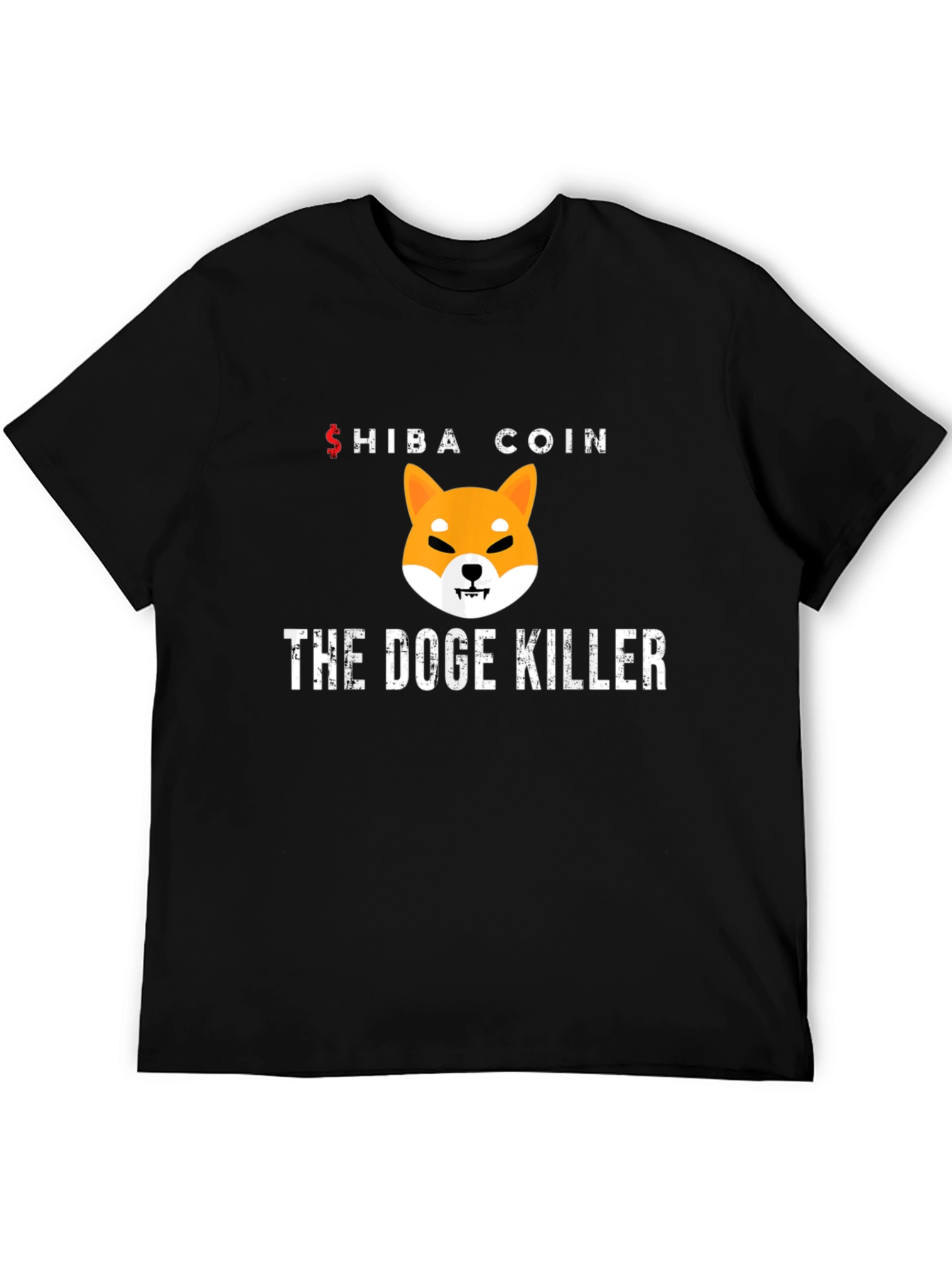Shiba Coin The Doge Killer Black T-Shirt