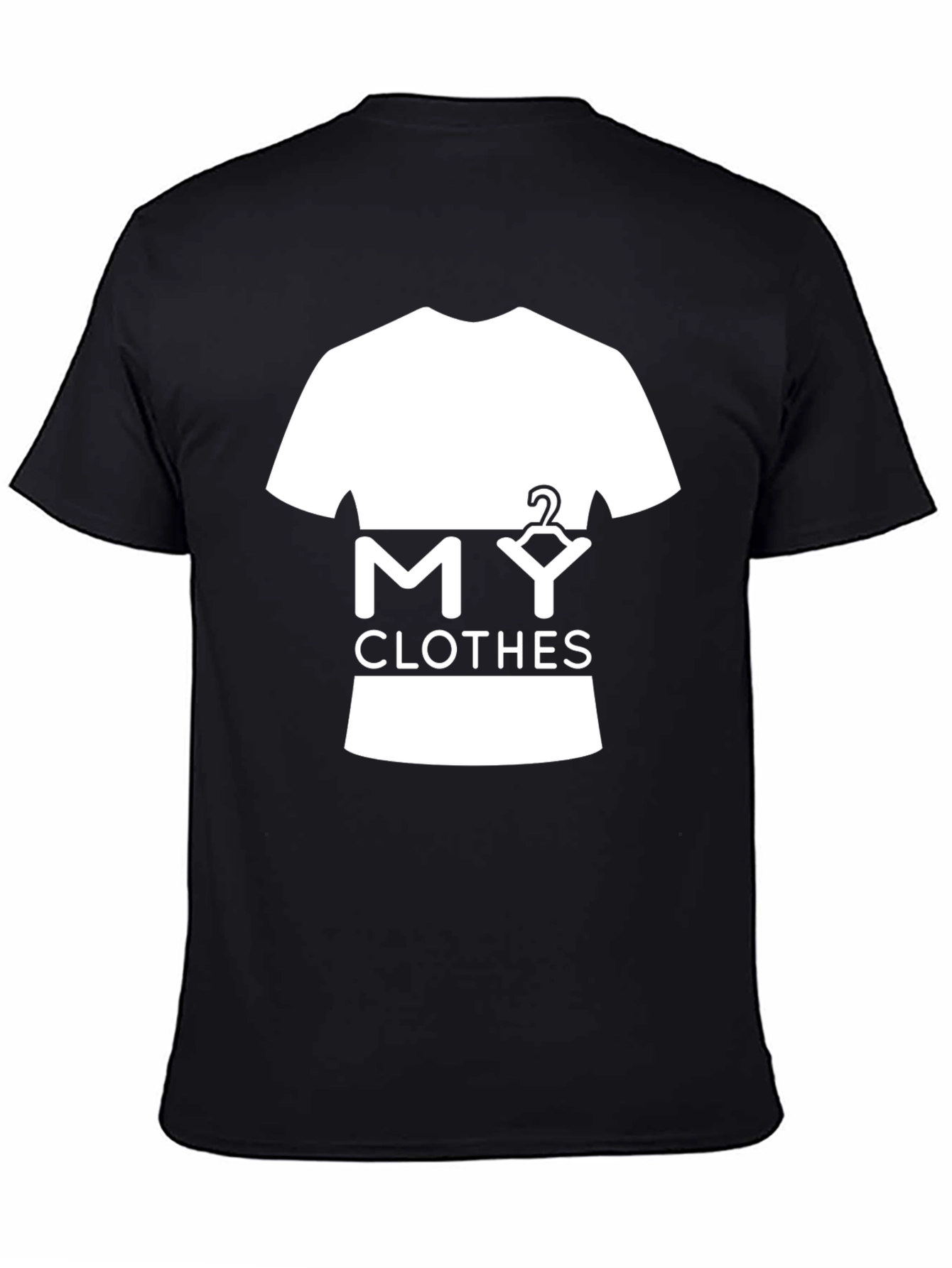 My Clothes Graphic T-Shirt - Black Cotton Tee