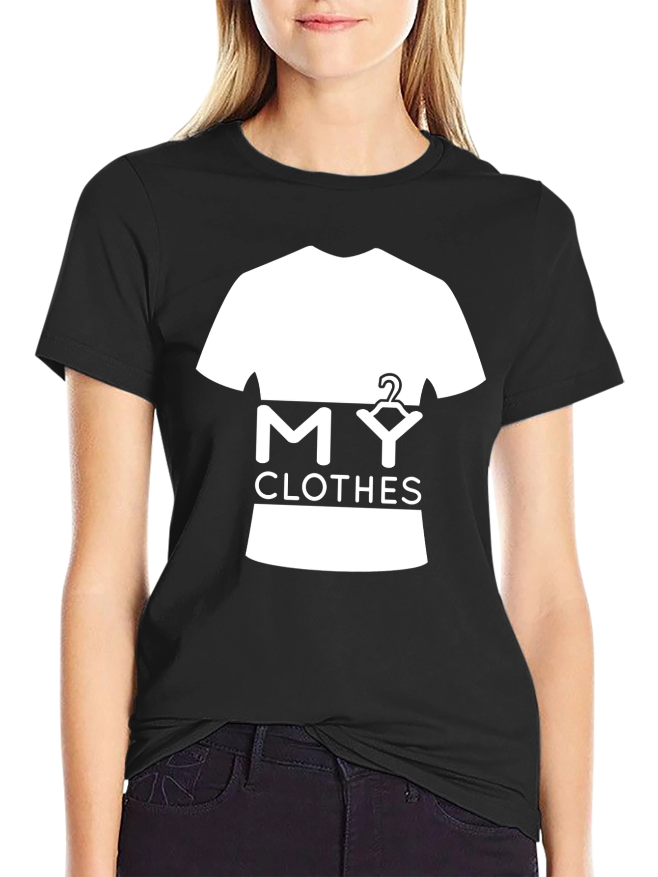 My Clothes Graphic T-Shirt - Black Cotton Tee