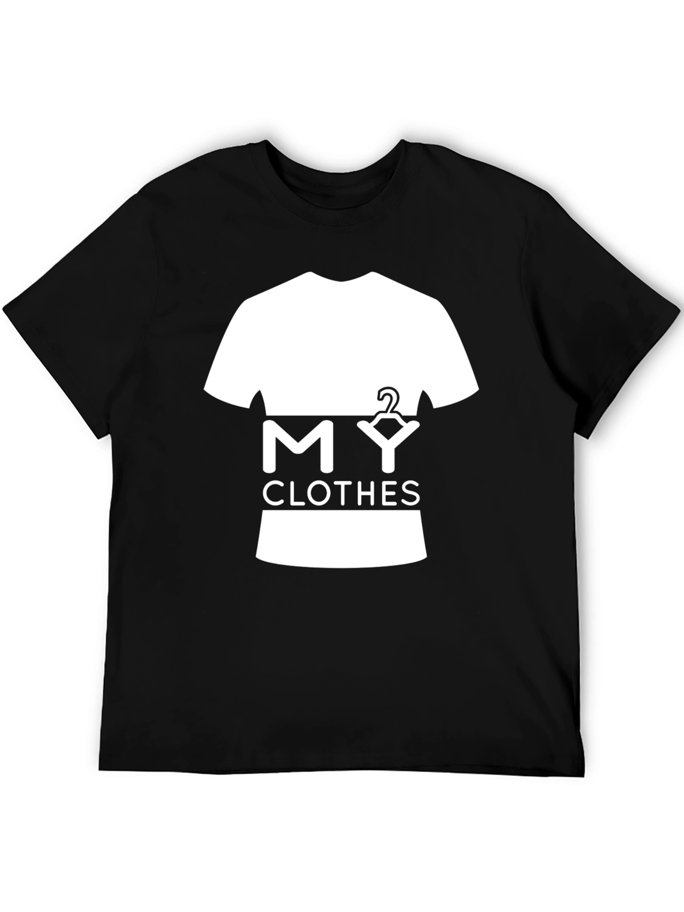 My Clothes Graphic T-Shirt - Black Cotton Tee