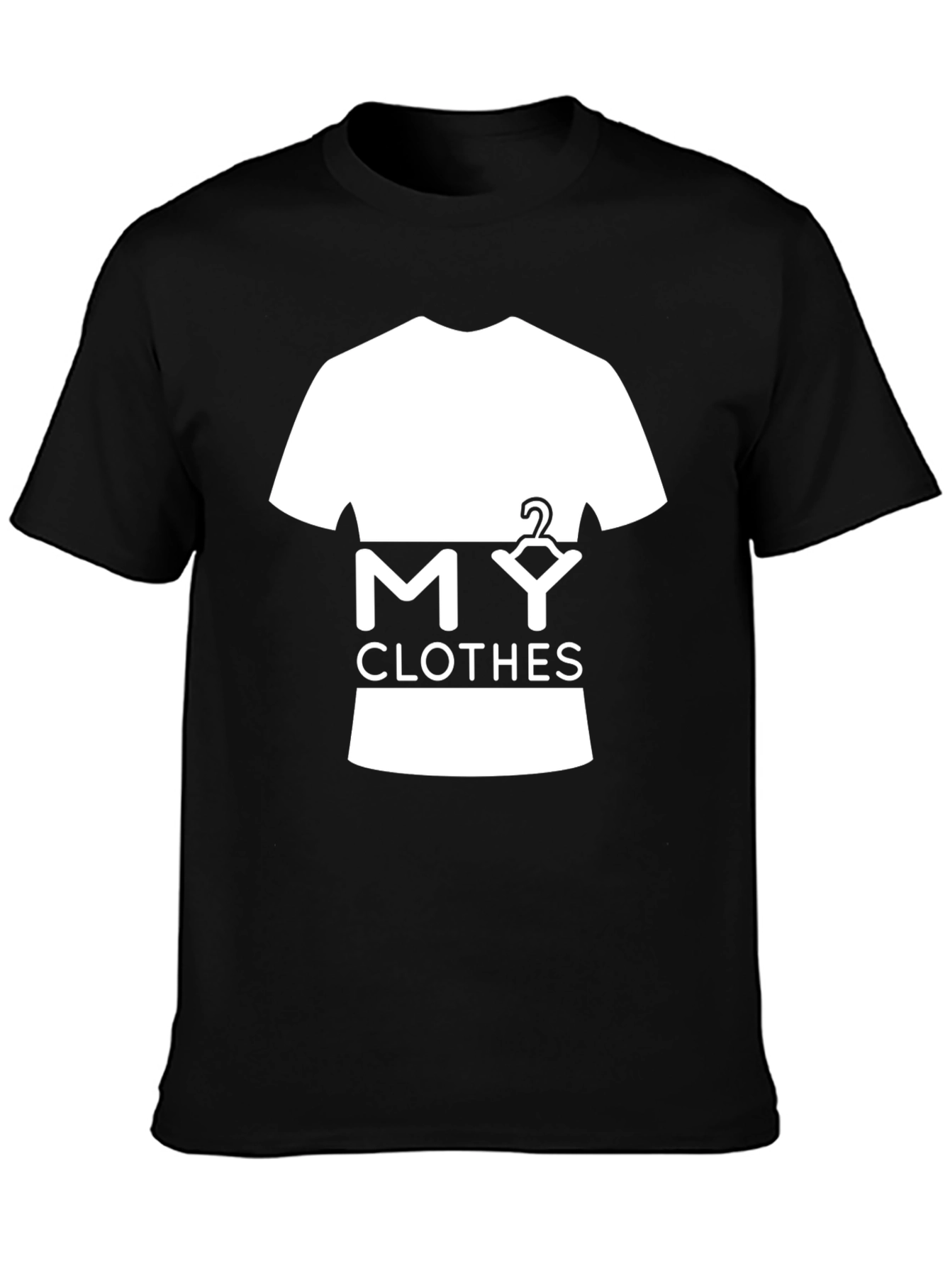 My Clothes Graphic T-Shirt - Black Cotton Tee