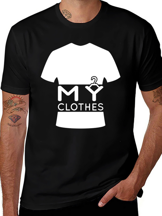My Clothes Graphic T-Shirt - Black Cotton Tee