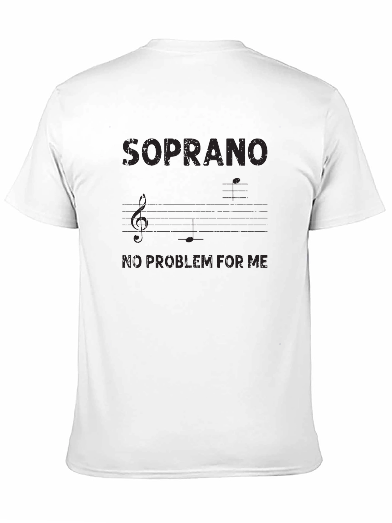 Soprano No Problem For Me Black T-Shirt