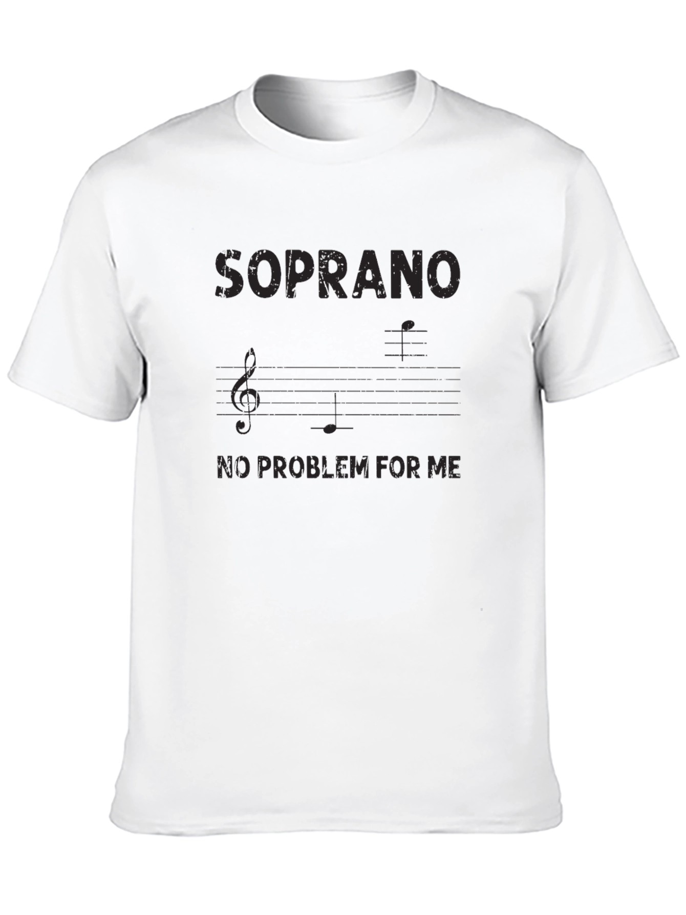 Soprano No Problem For Me Black T-Shirt