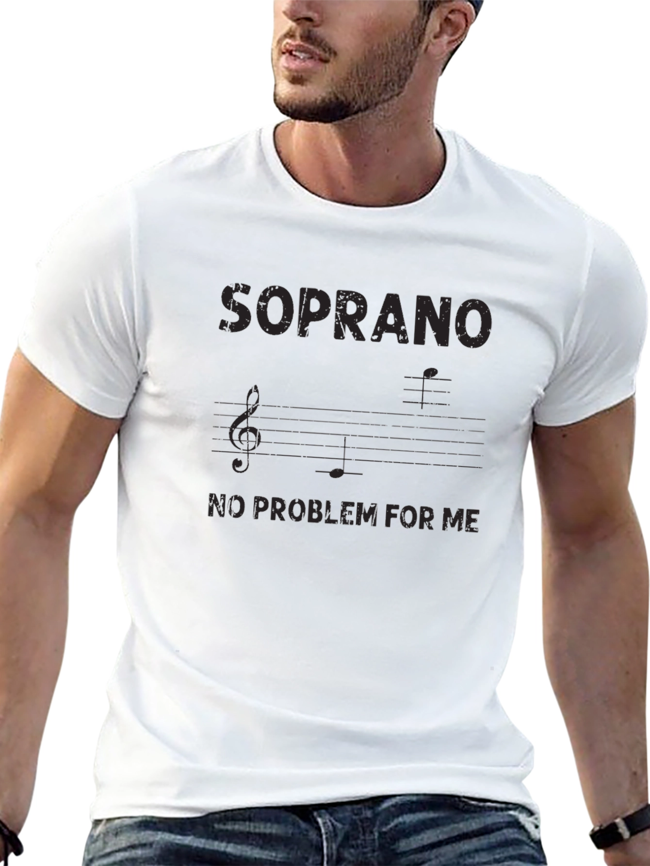 Soprano No Problem For Me Black T-Shirt