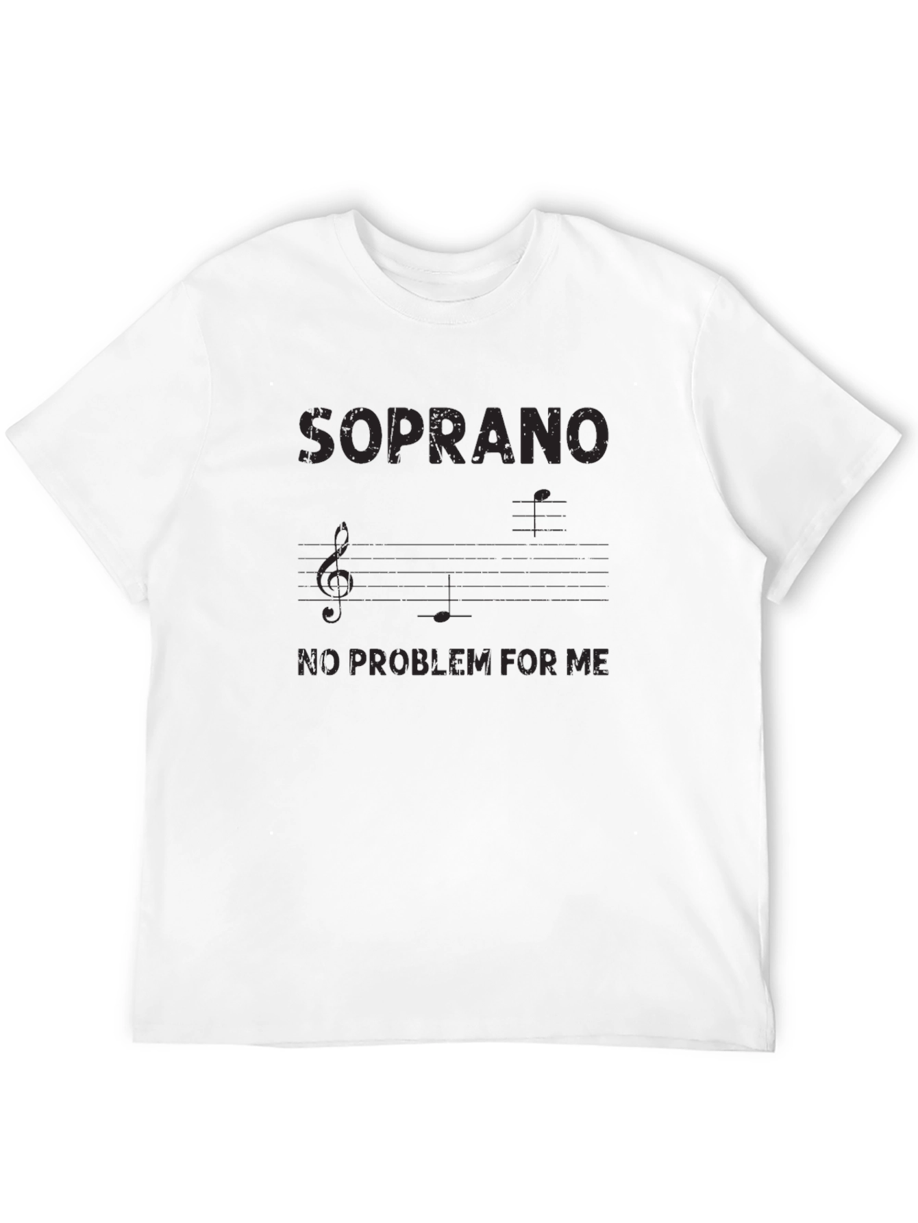 Soprano No Problem For Me Black T-Shirt