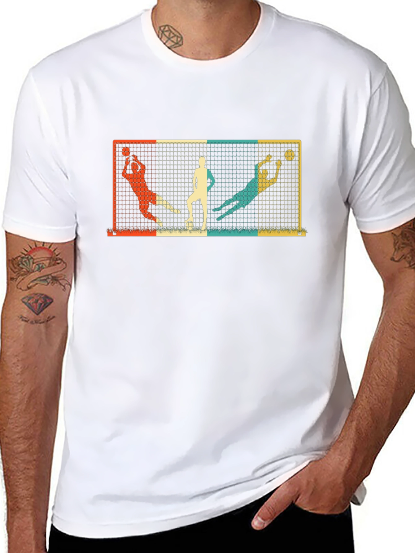 Retro Goalie Graphic T-Shirt