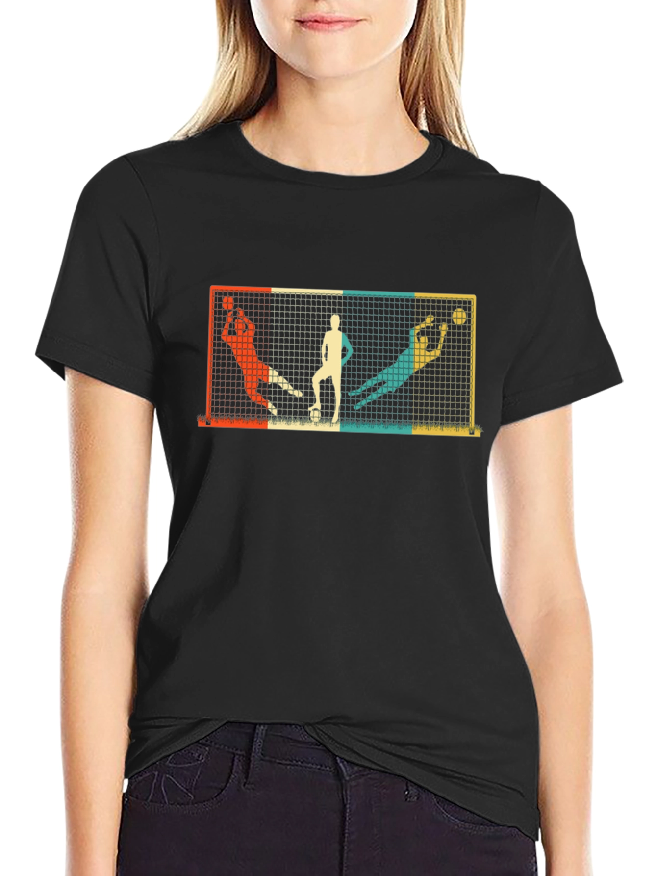 Retro Goalie Graphic T-Shirt