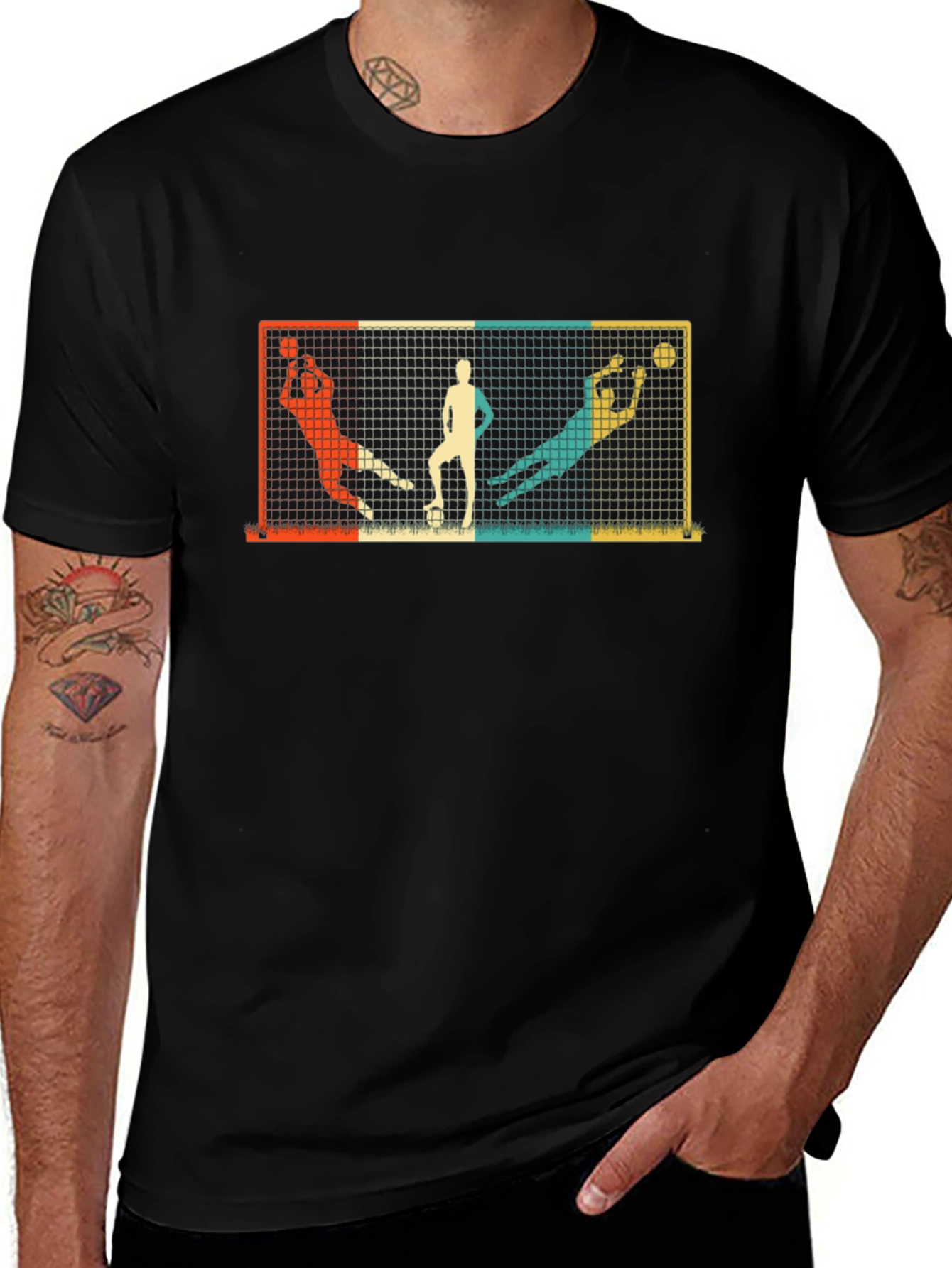 Retro Goalie Graphic T-Shirt