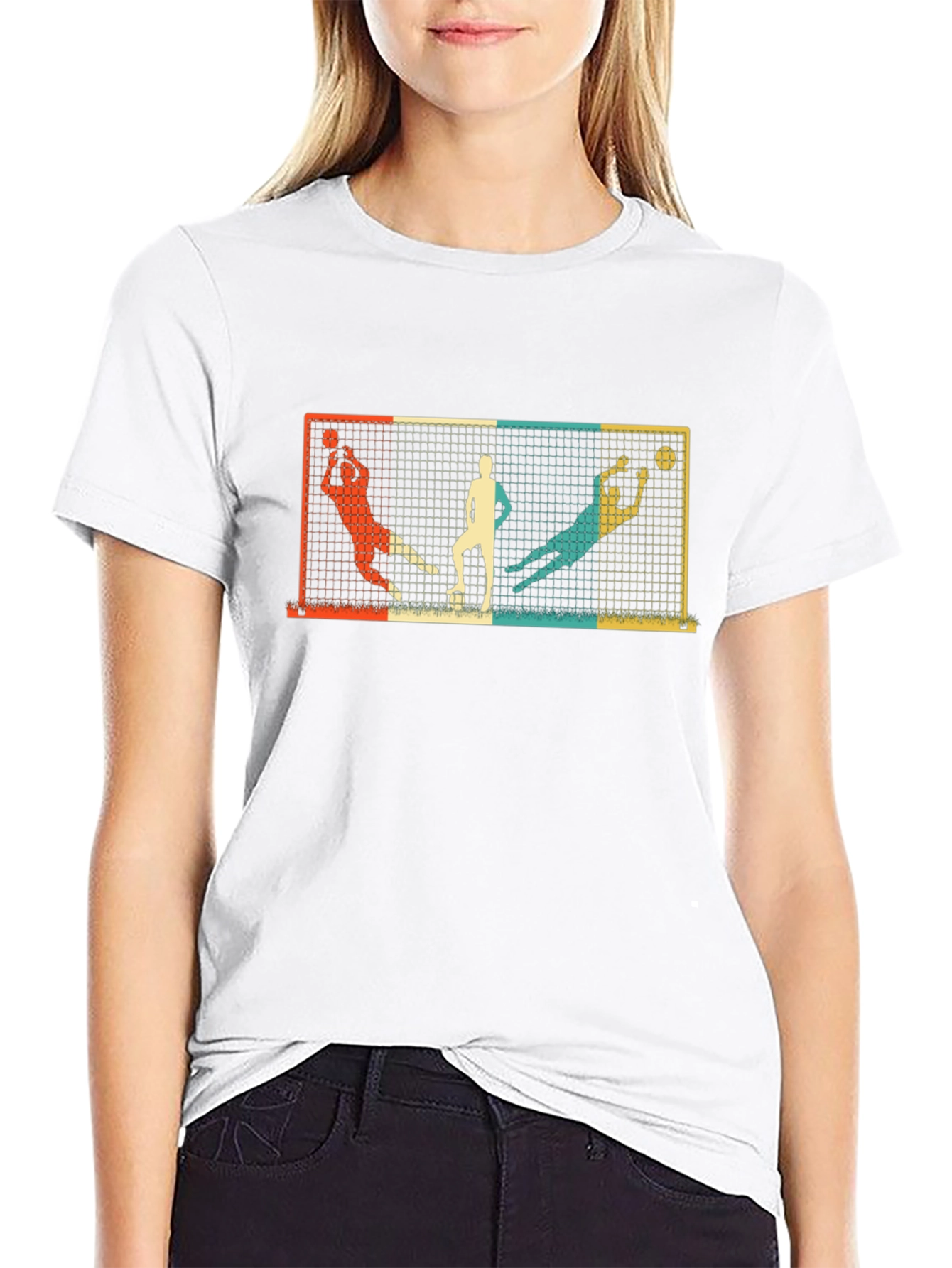 Retro Goalie Graphic T-Shirt