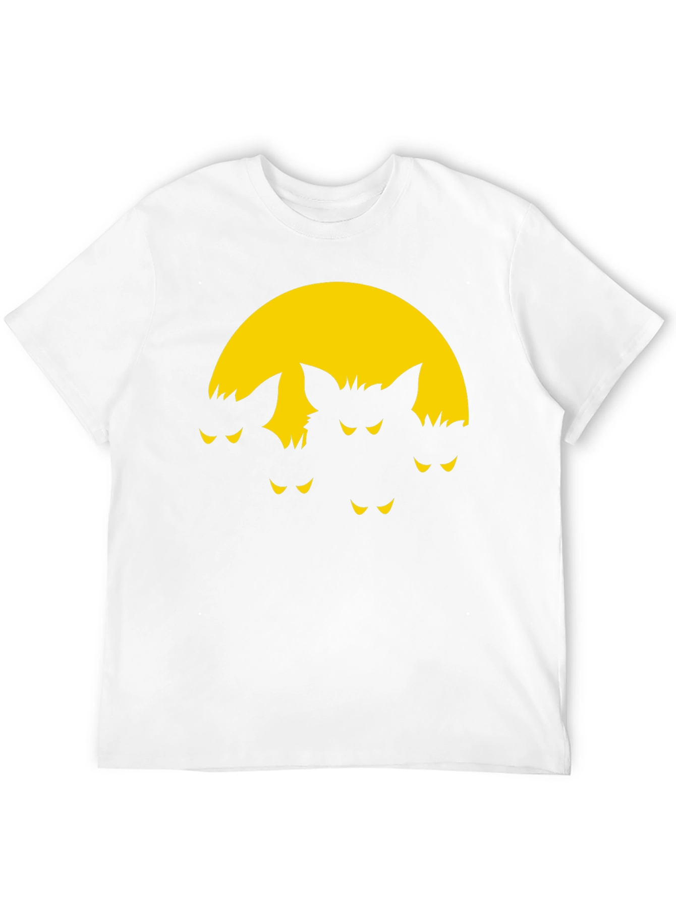 Spooky Bat Moon Graphic T-Shirt