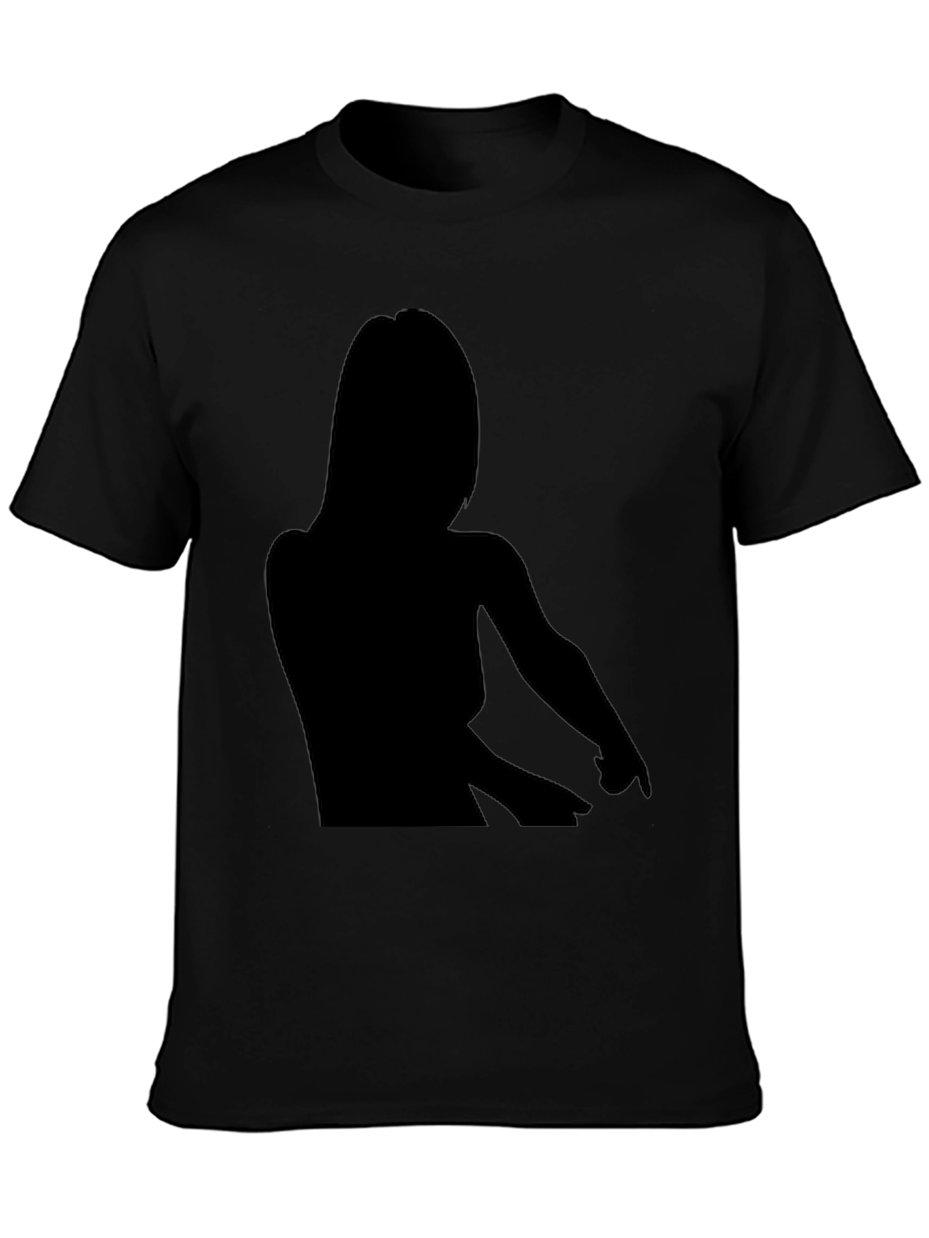 Silhouette Graphic Black T-Shirt