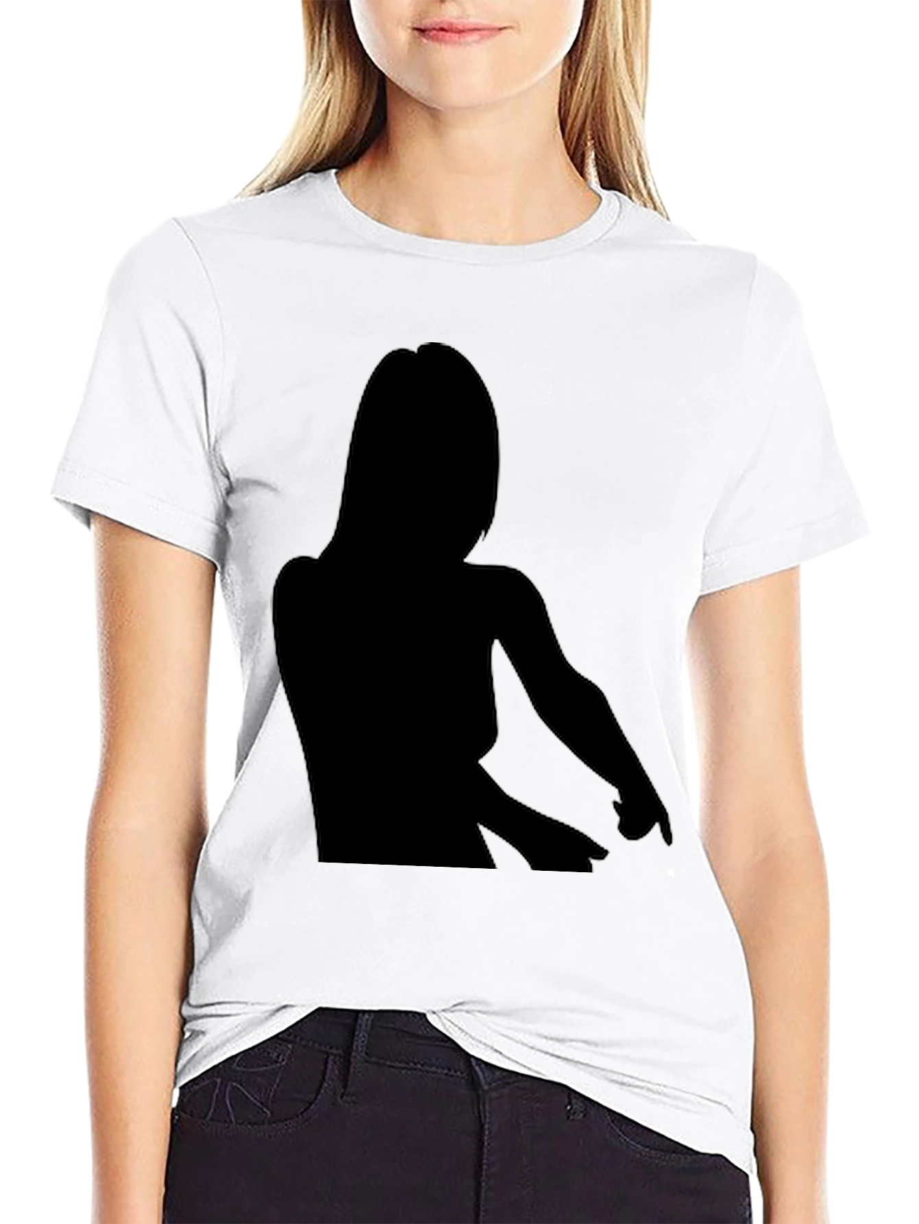 Silhouette Graphic Black T-Shirt