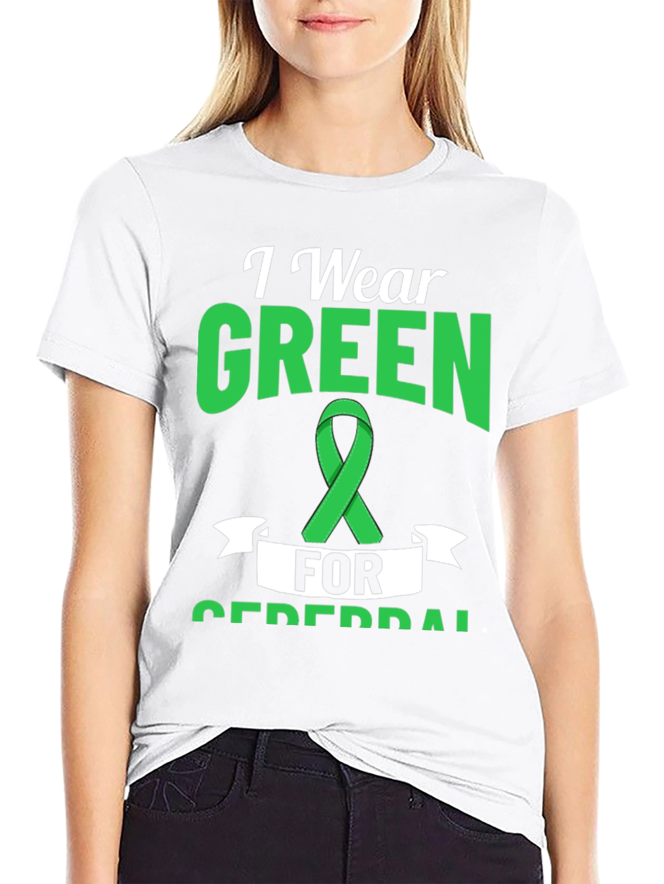 I Wear Green for Cerebral Palsy Awareness T-Shirt
