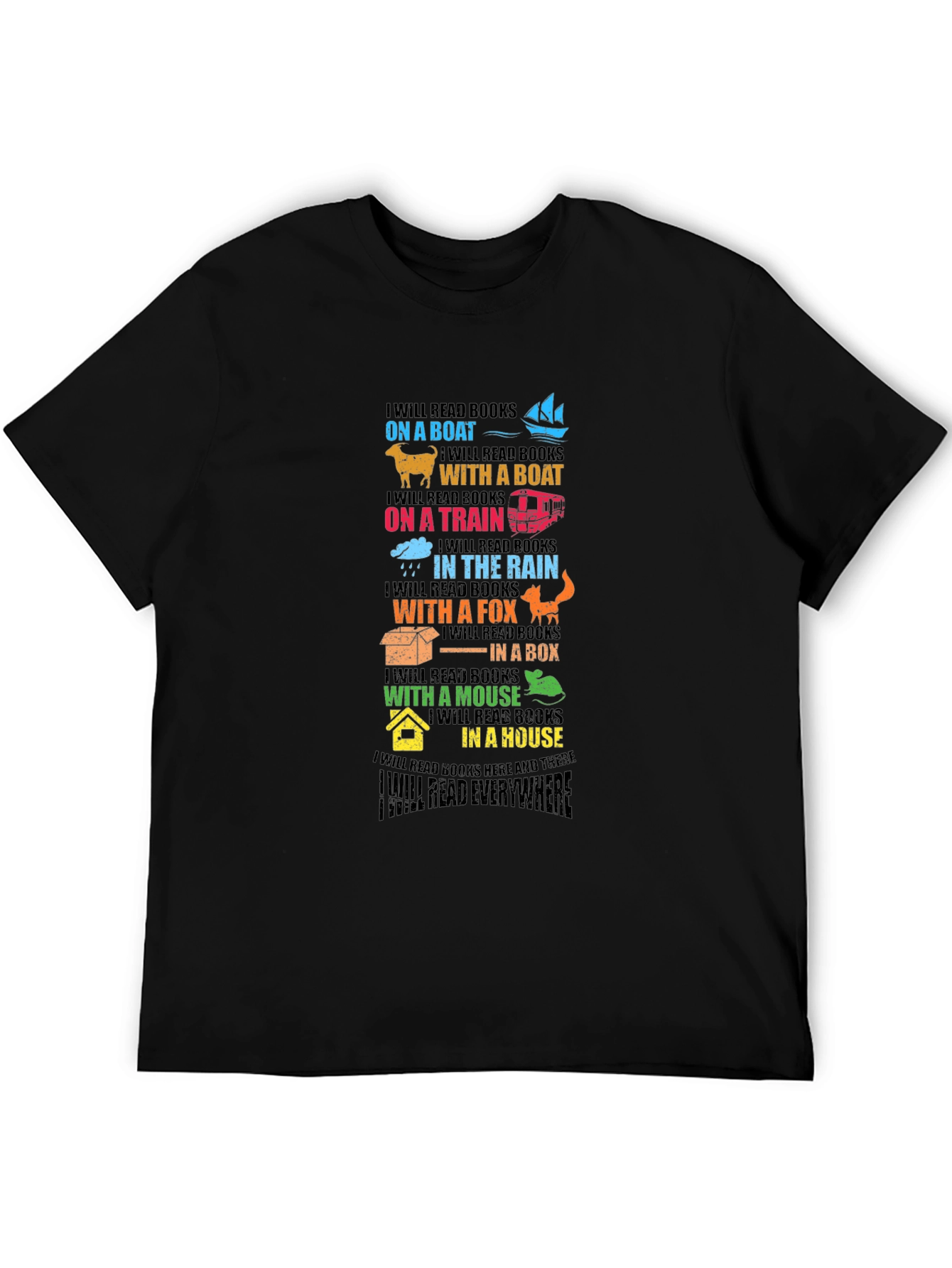 Colorful Reading Everywhere T-Shirt