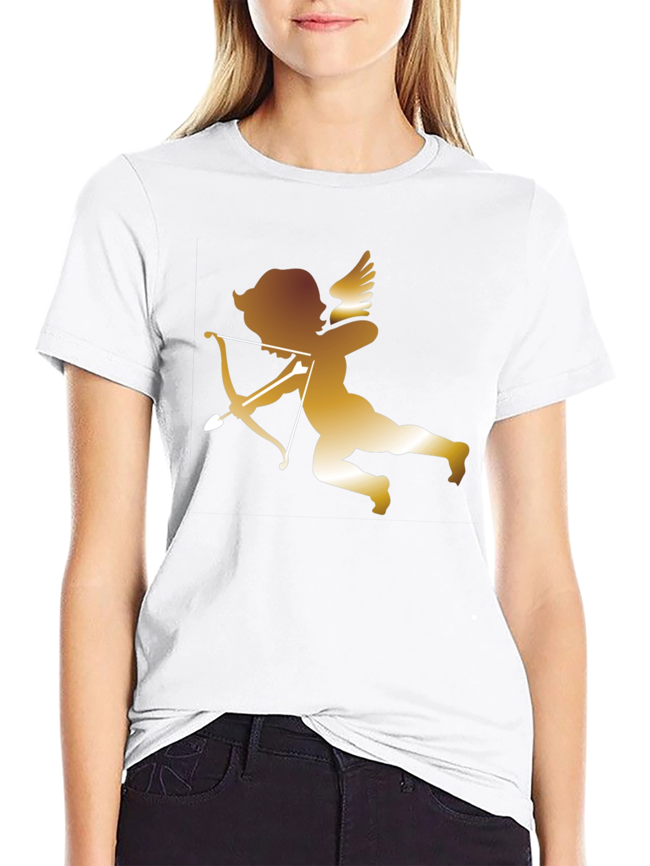 Cupid Graphic T-Shirt - Valentines Day Angel Tee