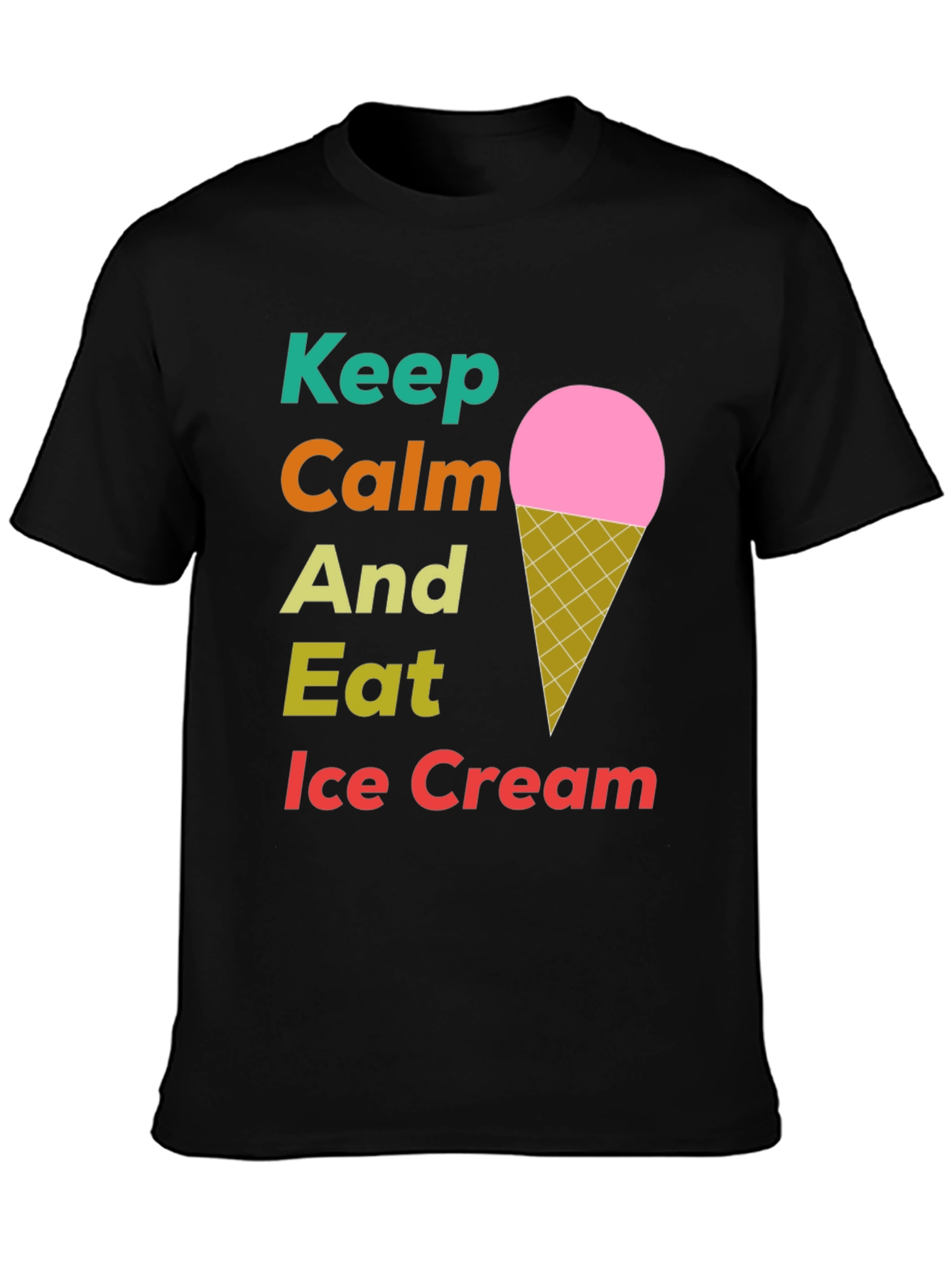 Keep Calm Eat Ice Cream T-Shirt