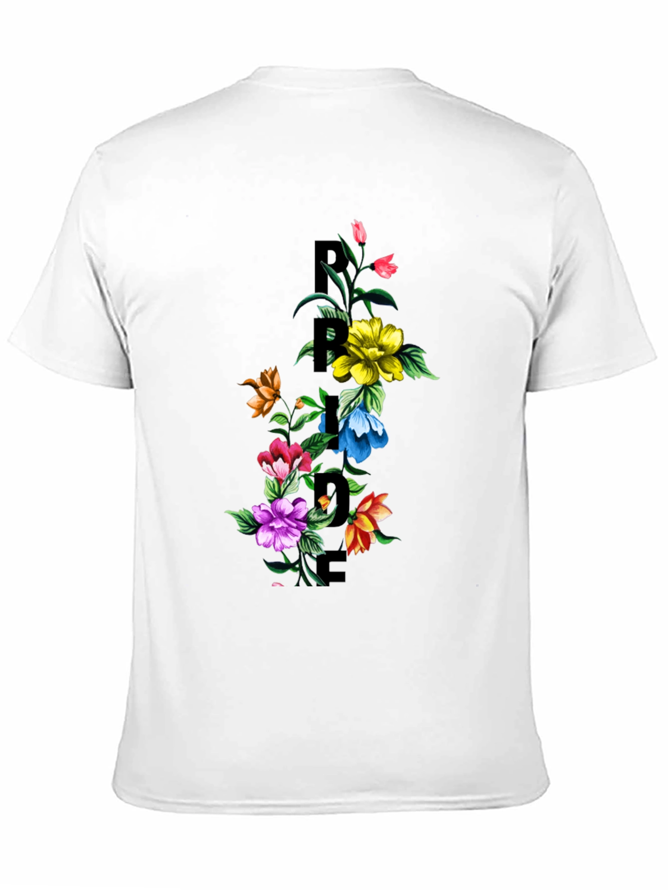 Floral Pride Graphic Tee - Stylish Comfort