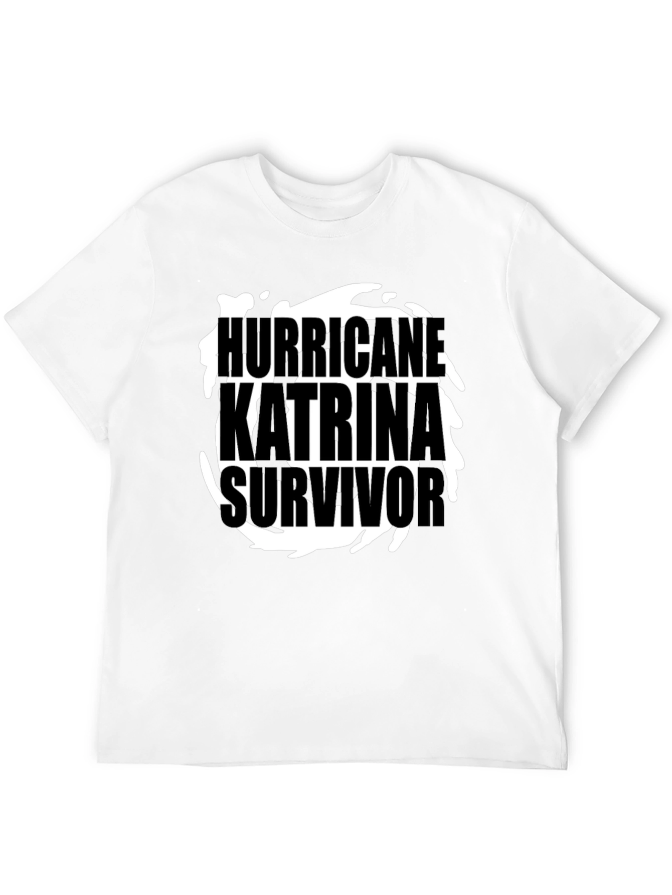 Hurricane Katrina Survivor T-Shirt - Black Graphic Tee