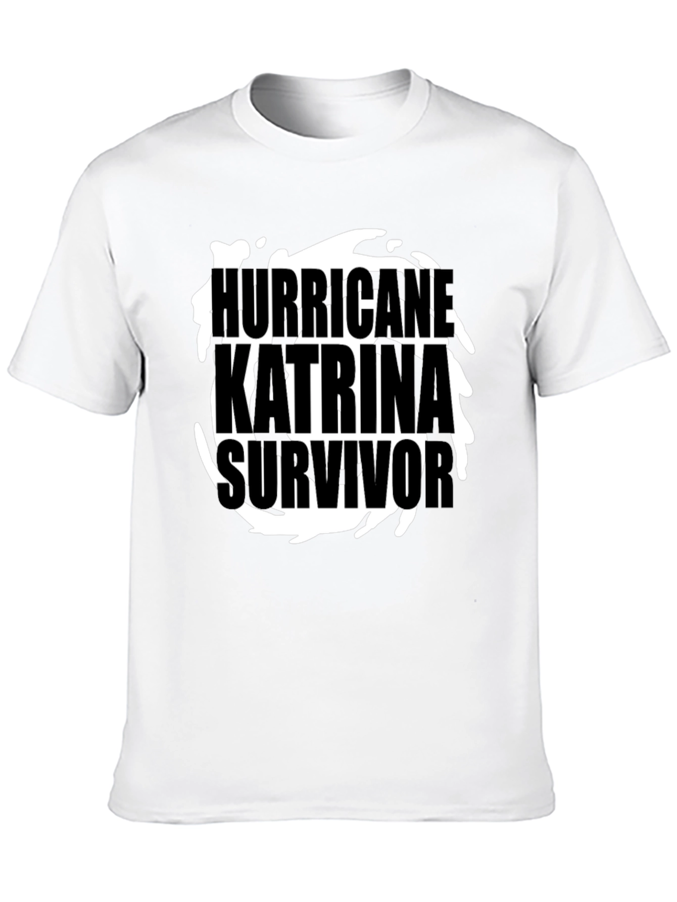 Hurricane Katrina Survivor T-Shirt - Black Graphic Tee