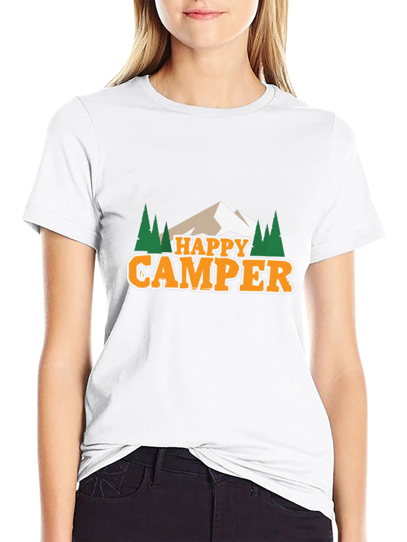 Happy Camper Graphic Tee - Adventure Ready!