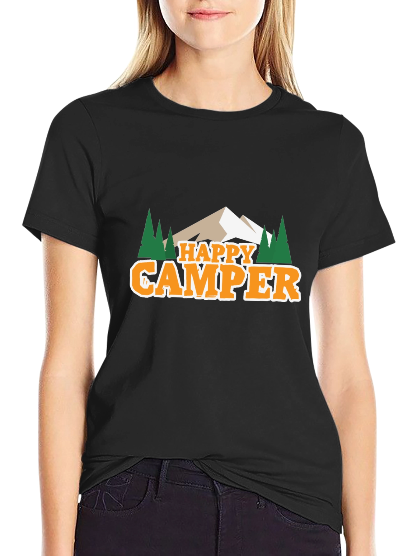 Happy Camper Graphic Tee - Adventure Ready!