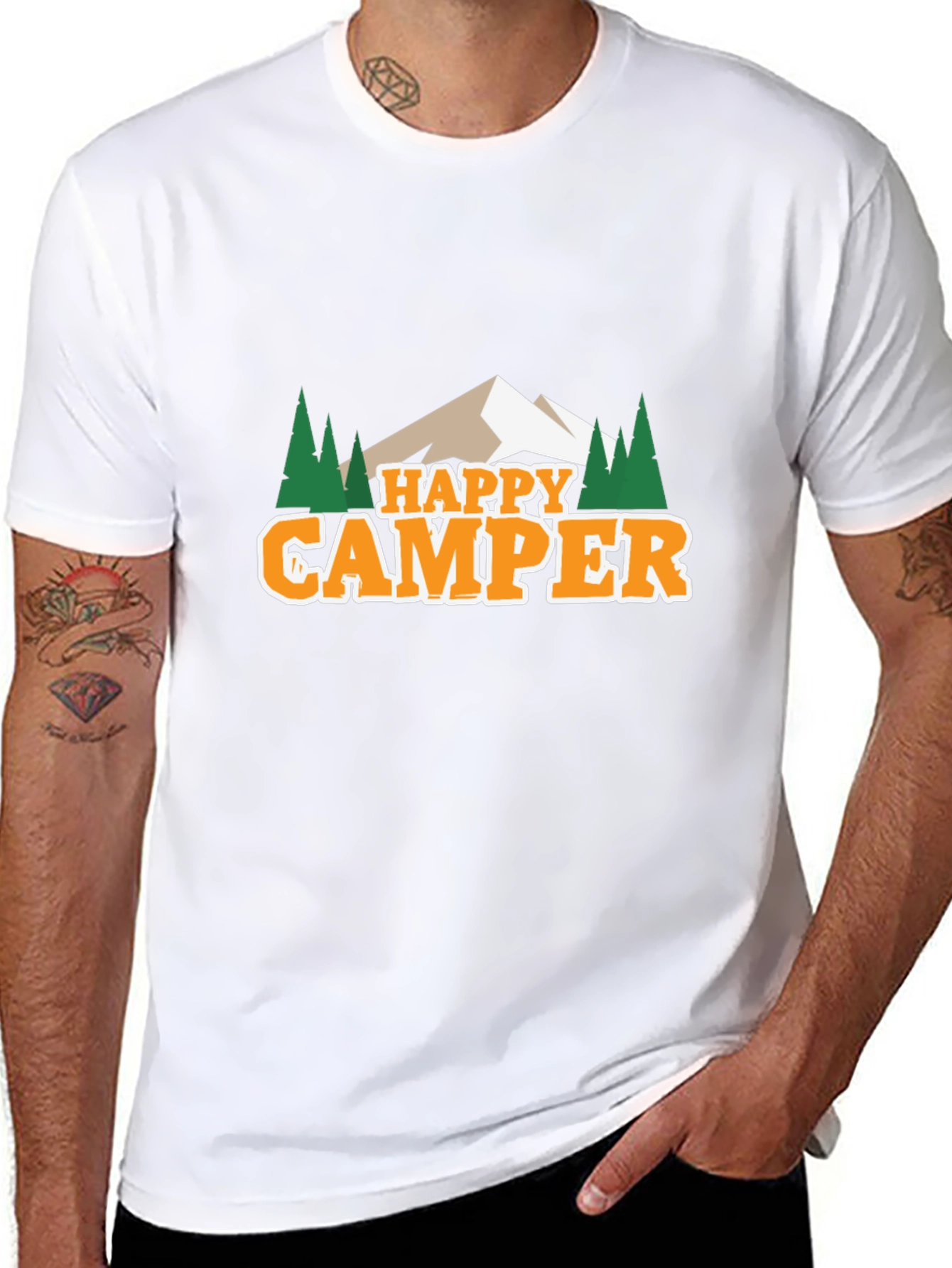 Happy Camper Graphic Tee - Adventure Ready!