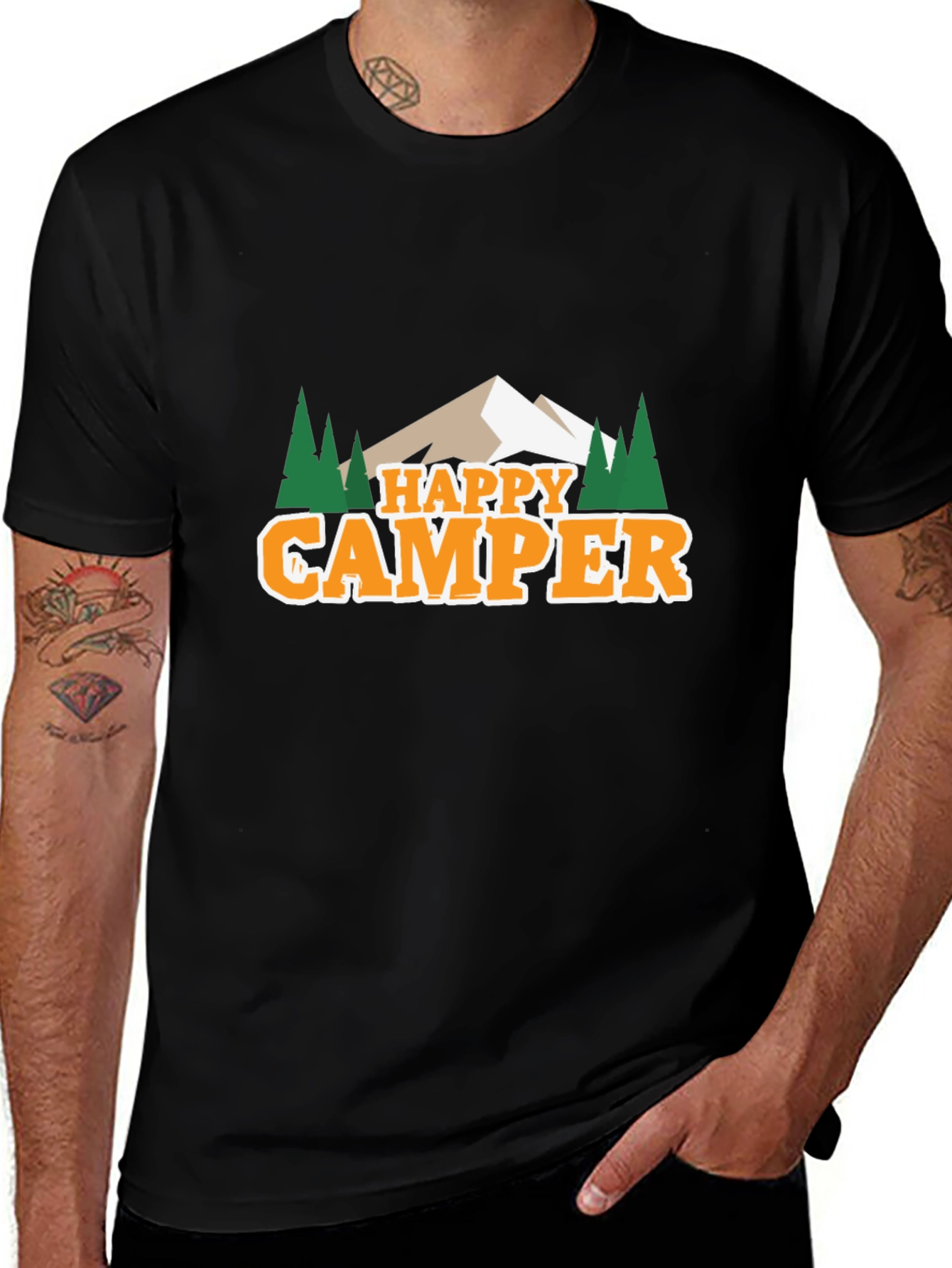 Happy Camper Graphic Tee - Adventure Ready!