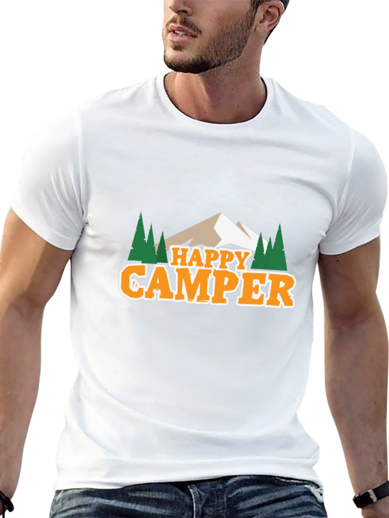 Happy Camper Graphic Tee - Adventure Ready!
