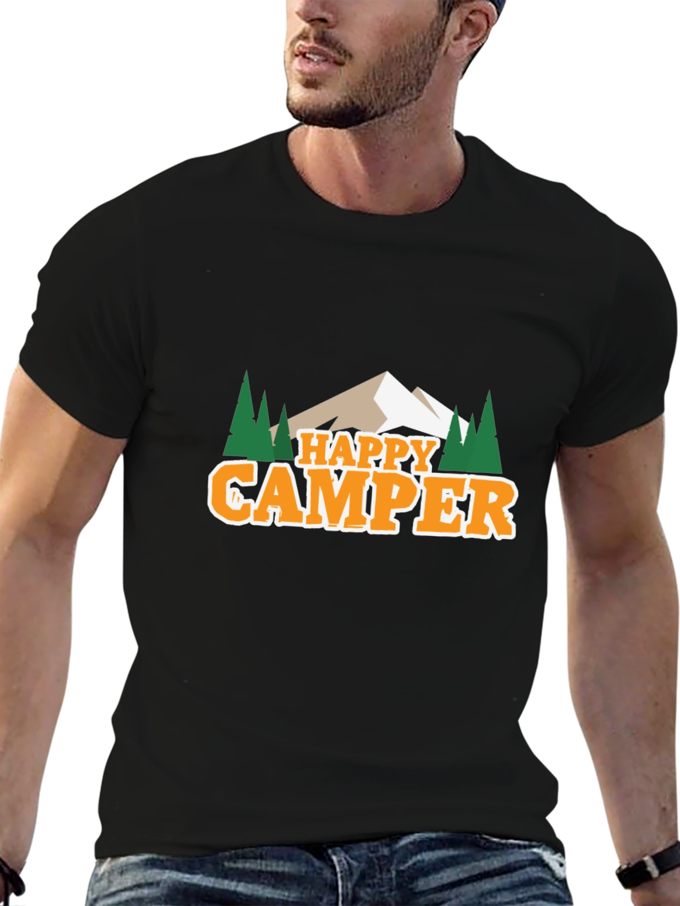 Happy Camper Graphic Tee - Adventure Ready!