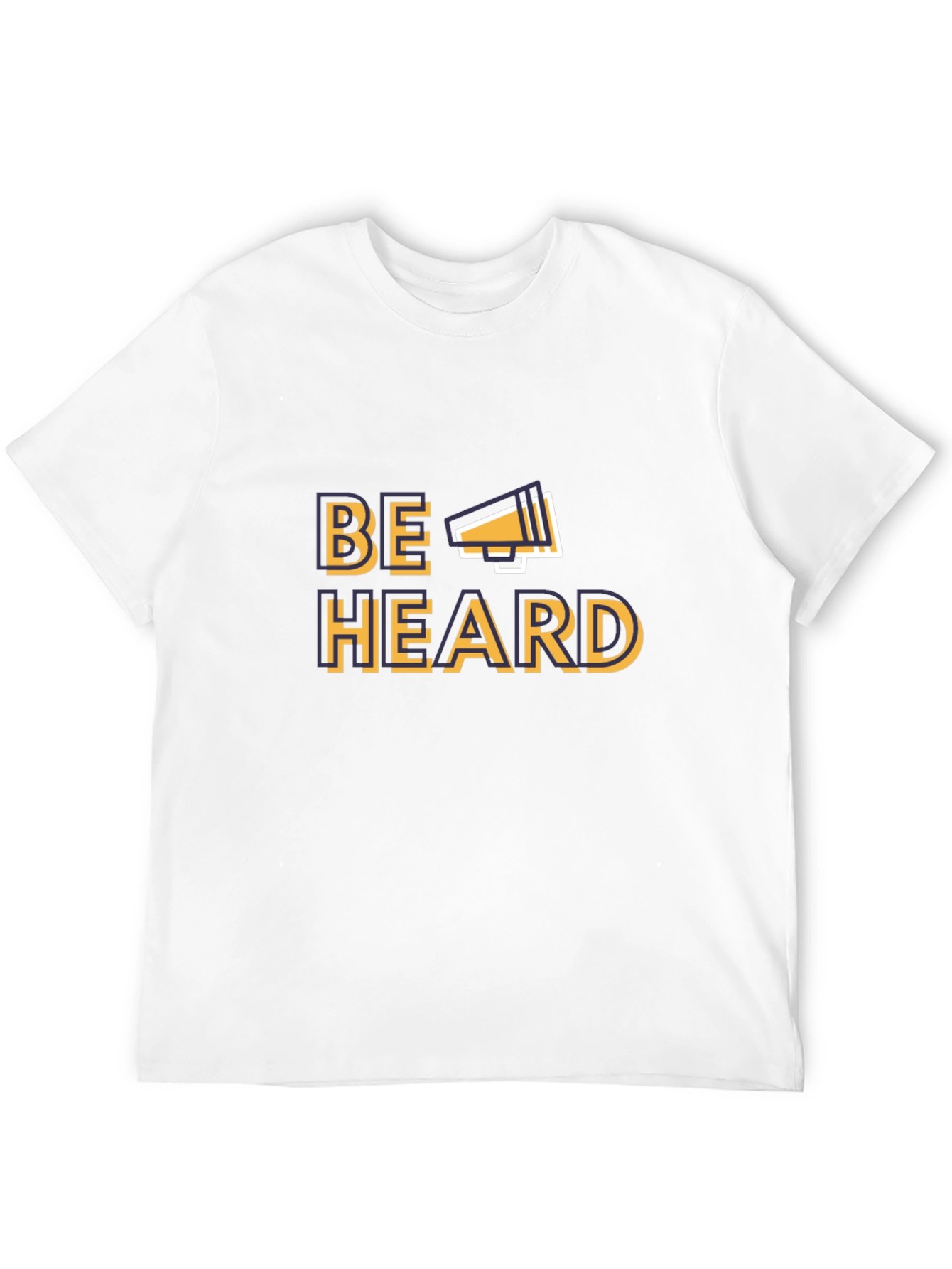 Be Heard Graphic T-Shirt - Black Cotton Tee