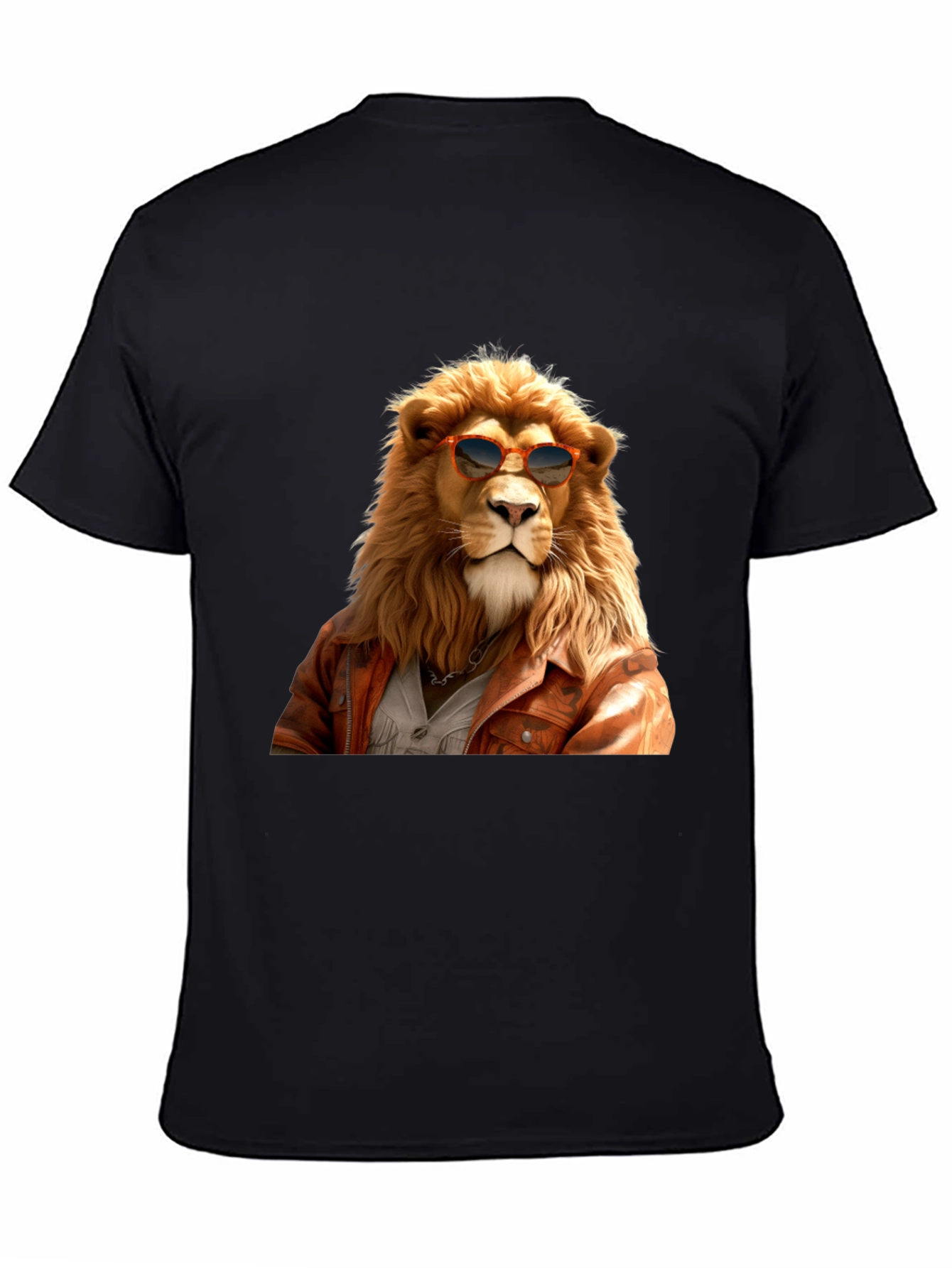 Cool Lion Graphic Tee - Trendy Animal Print Shirt