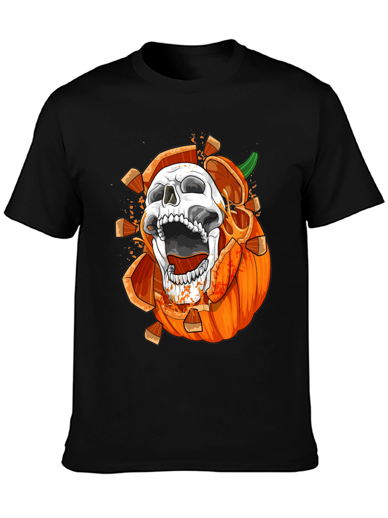 Skull Pumpkin Graphic Tee