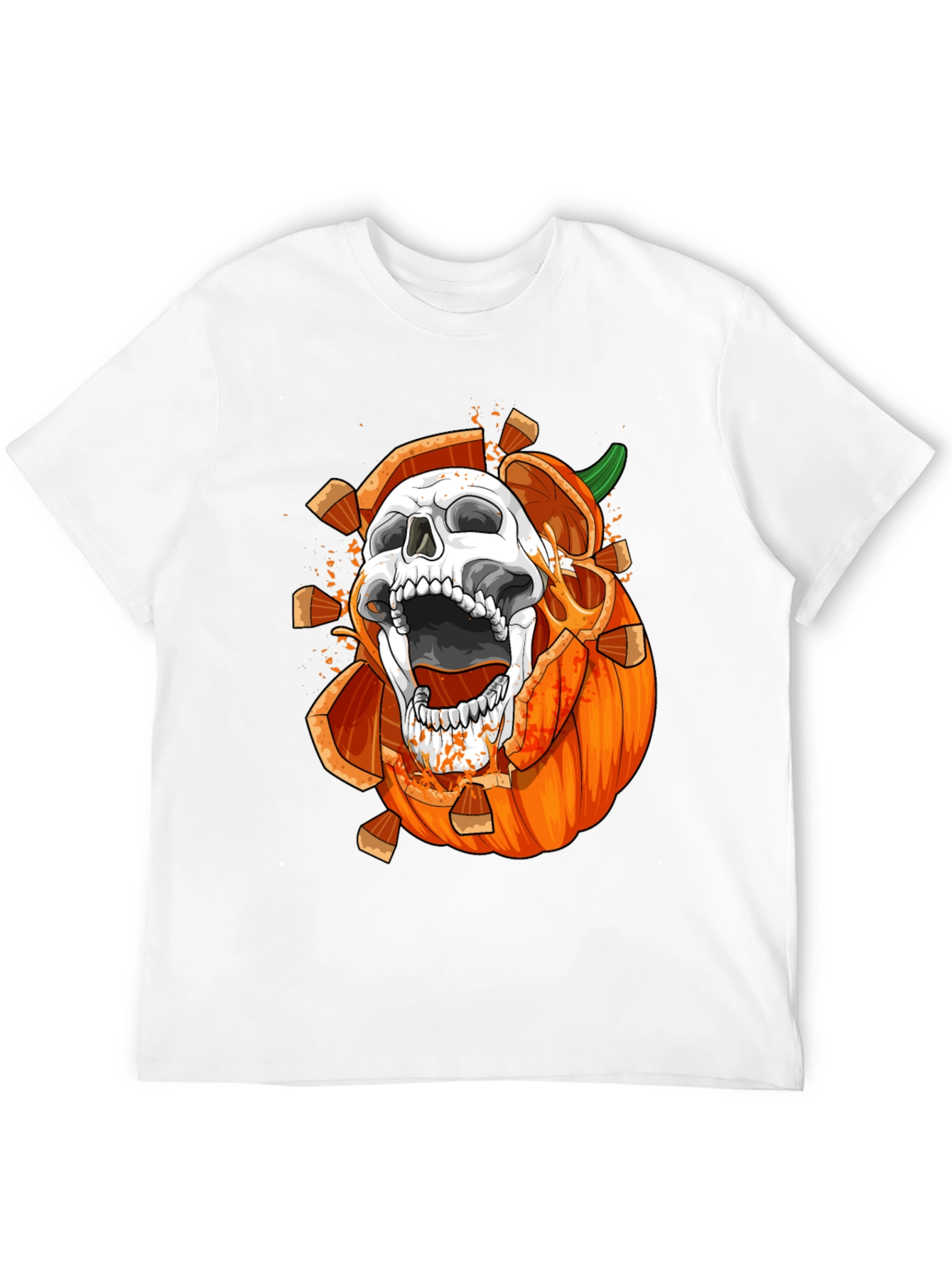 Skull Pumpkin Graphic Tee