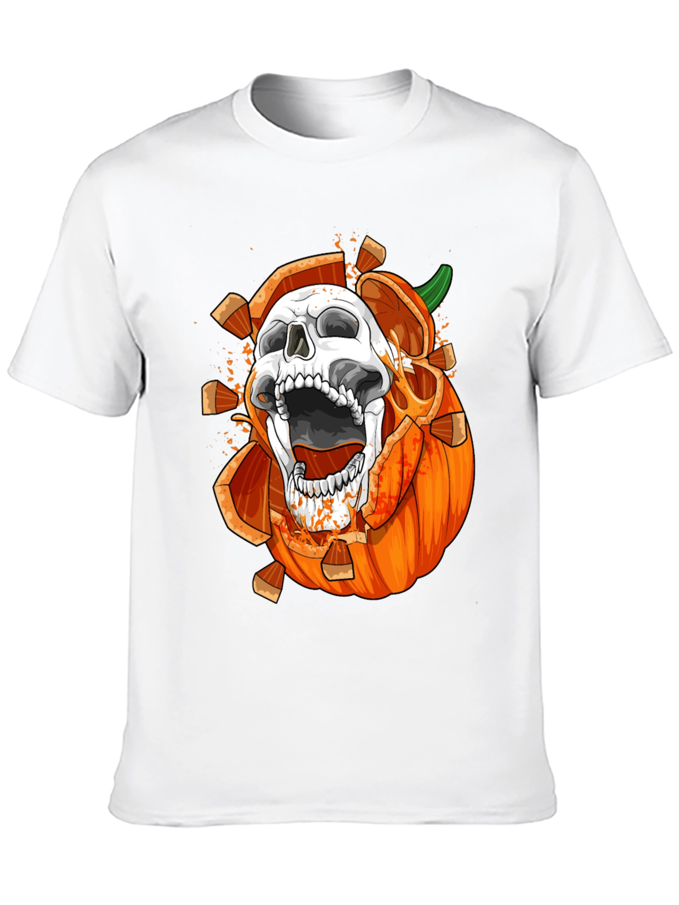 Skull Pumpkin Graphic Tee