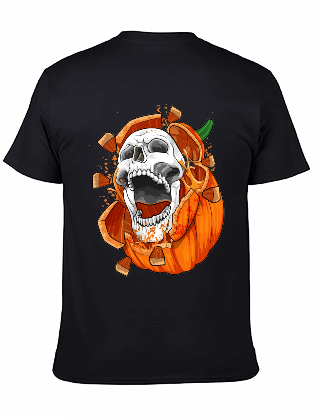 Skull Pumpkin Graphic Tee