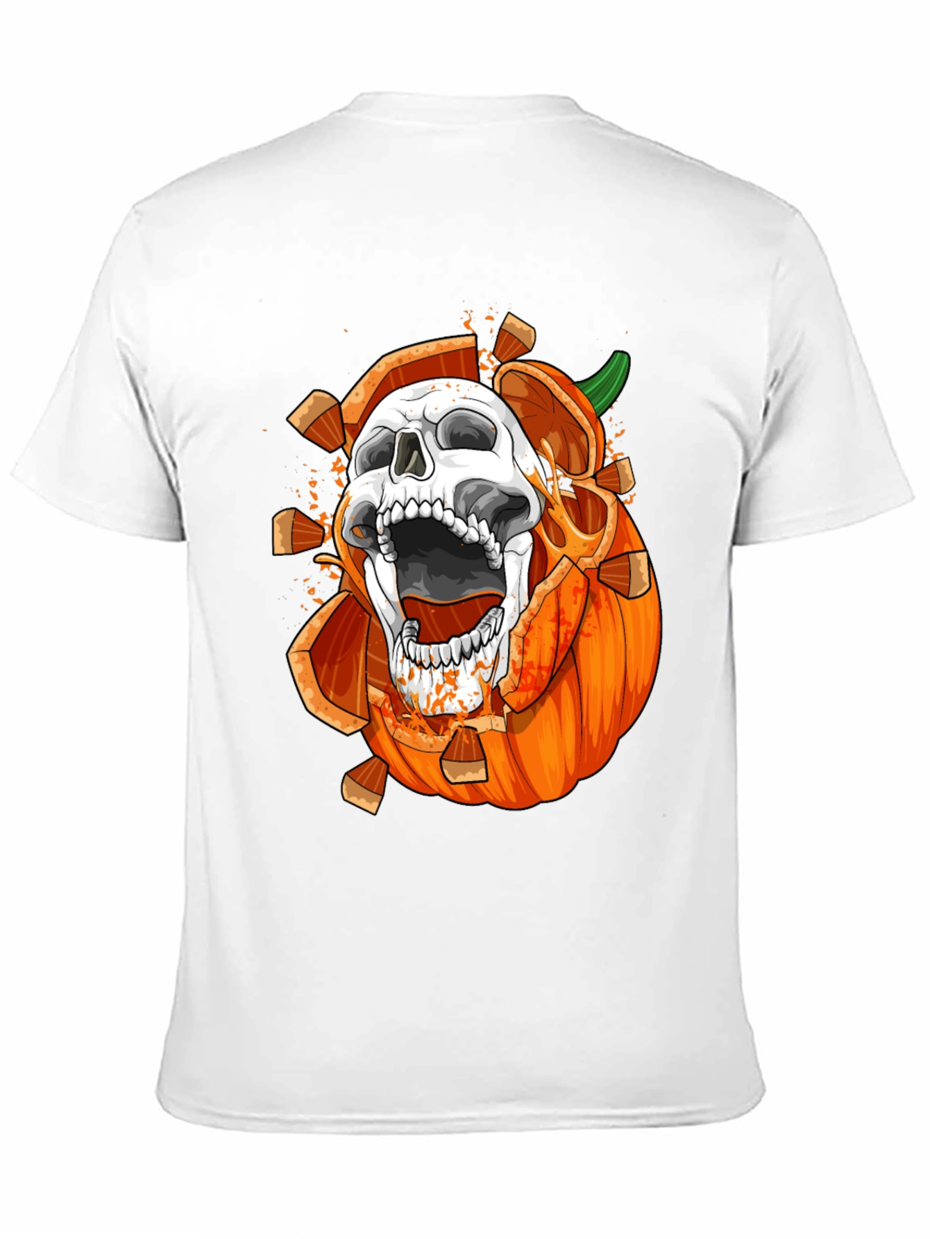 Skull Pumpkin Graphic Tee