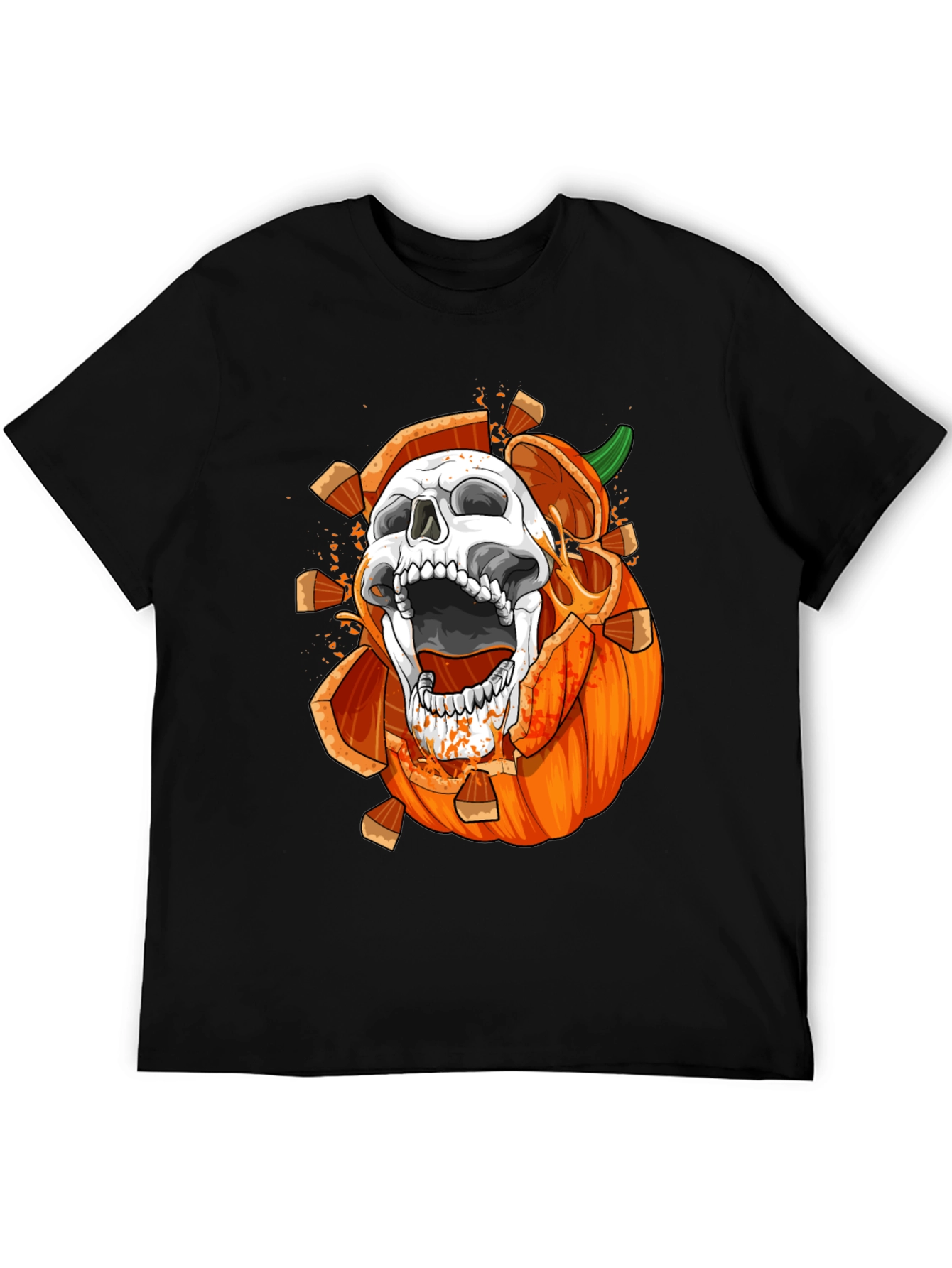 Skull Pumpkin Graphic Tee