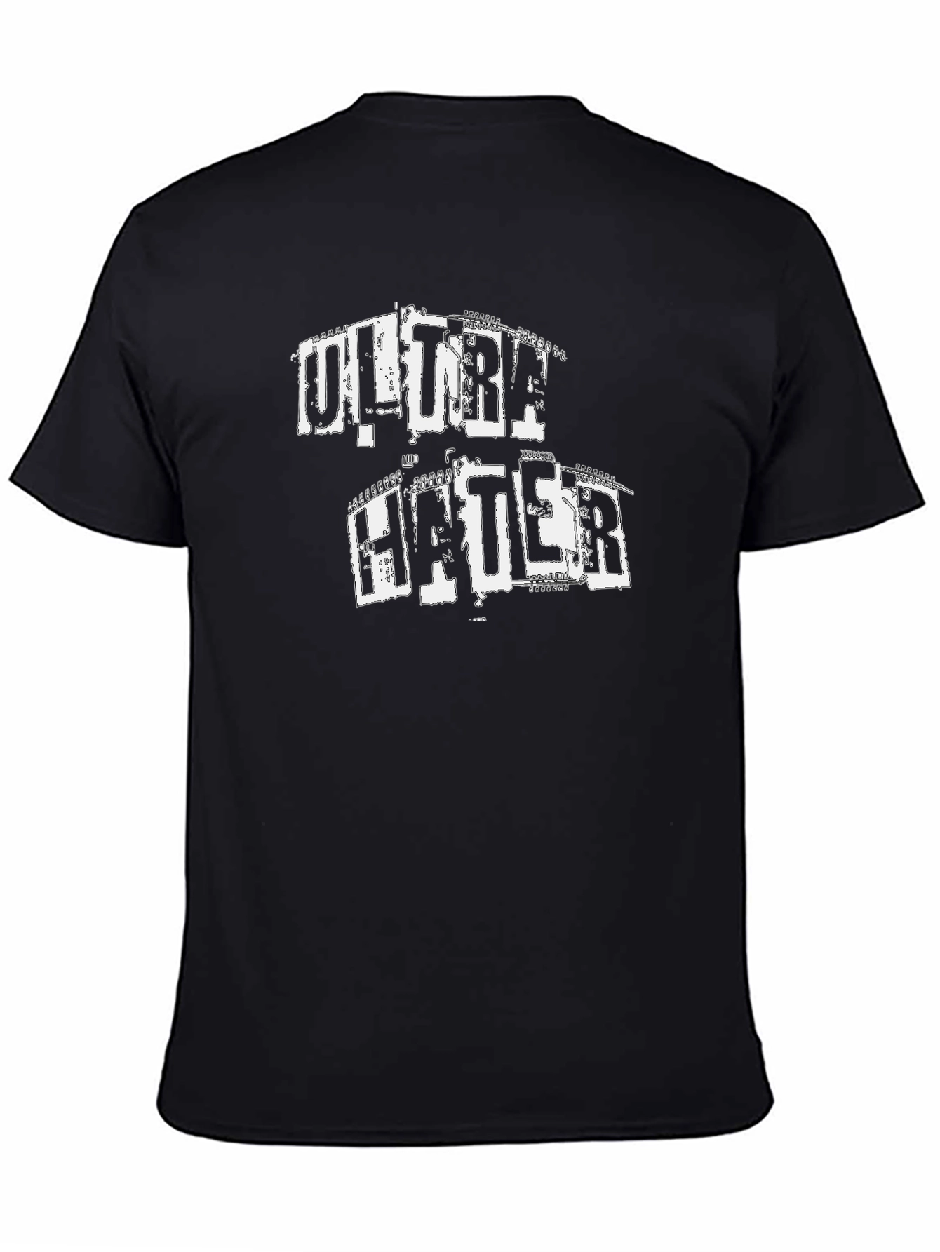 Ultra Hater Graphic T-Shirt - Black Crew Neck Tee