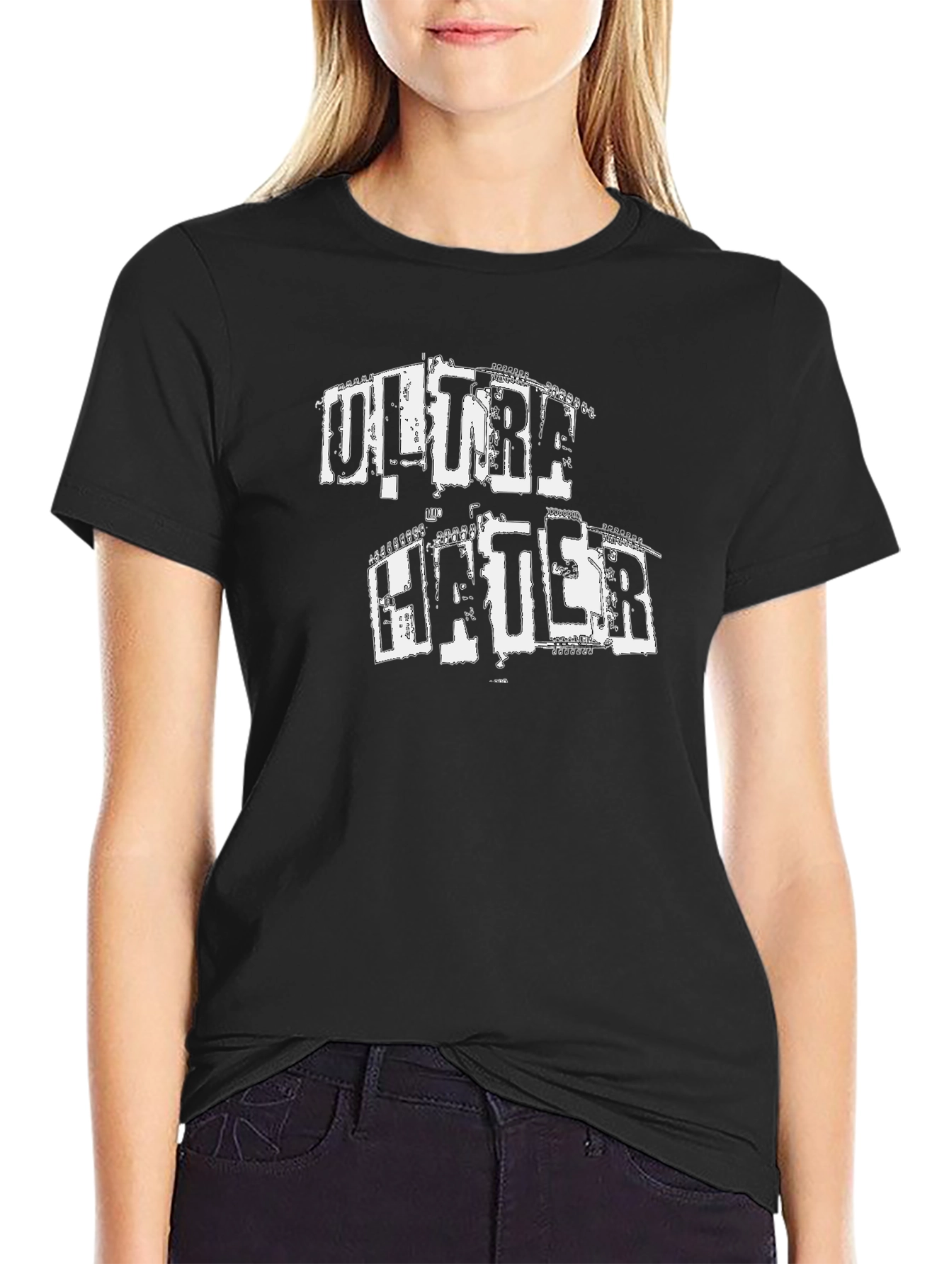 Ultra Hater Graphic T-Shirt - Black Crew Neck Tee