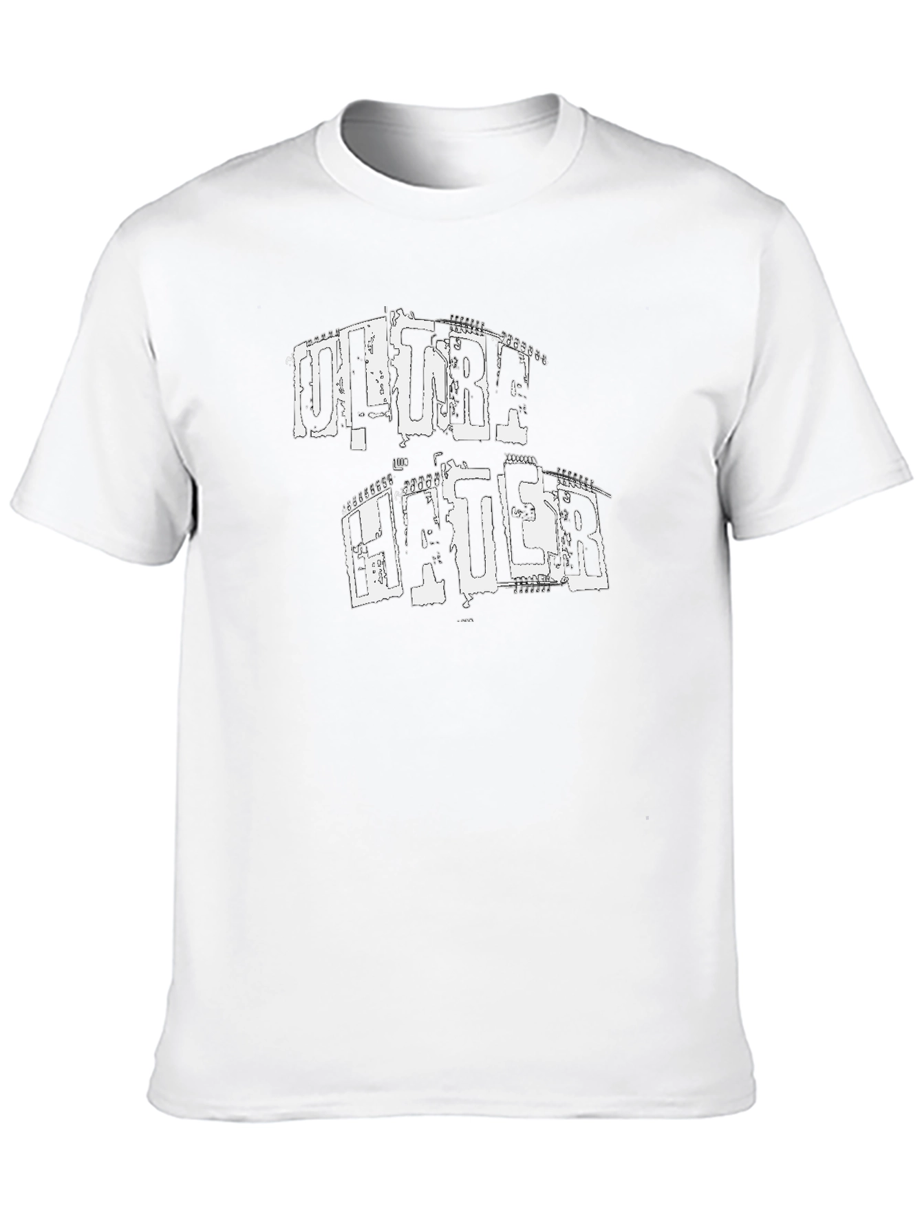 Ultra Hater Graphic T-Shirt - Black Crew Neck Tee
