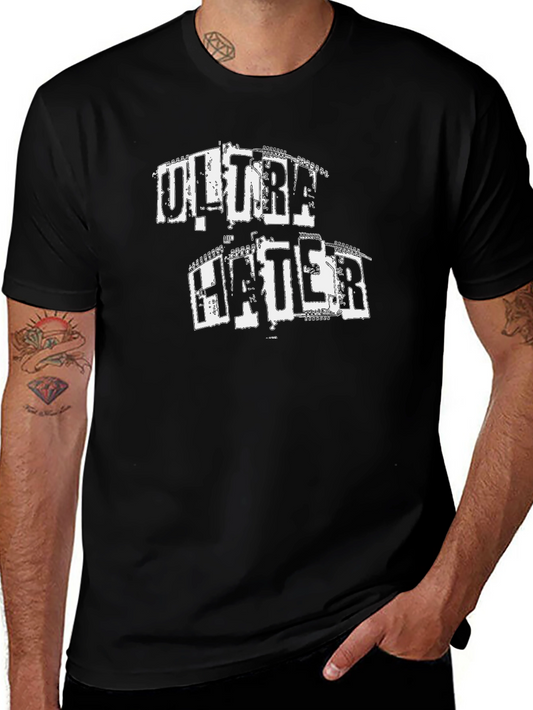 Ultra Hater Graphic T-Shirt - Black Crew Neck Tee