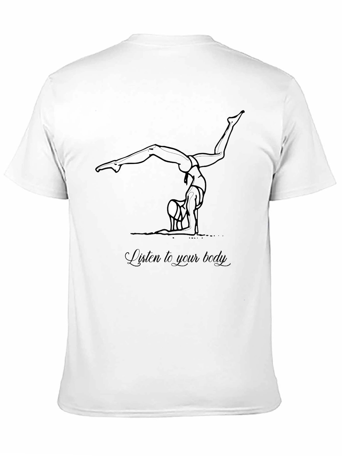 Yoga Body Positive Black T-Shirt