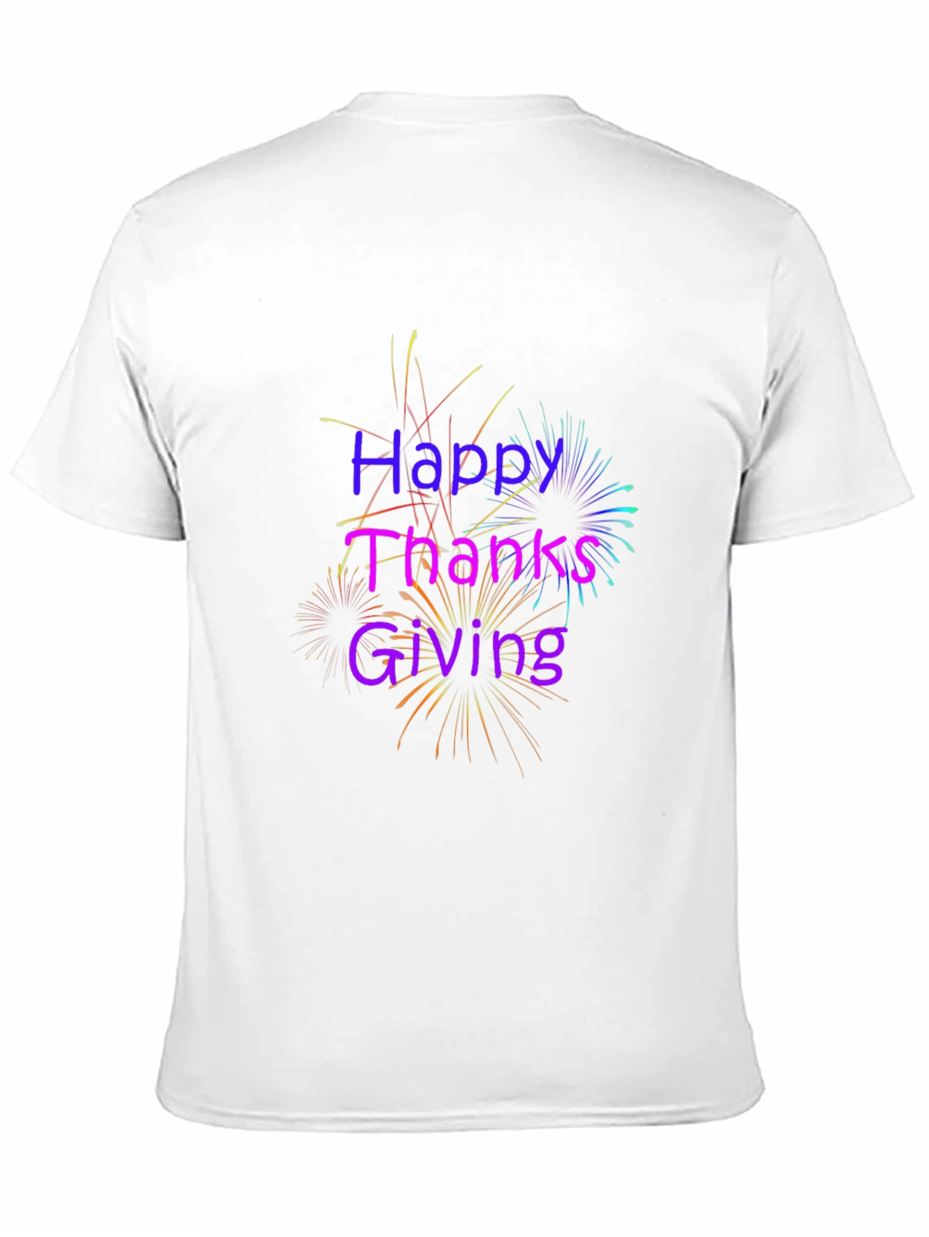 Happy Thanksgiving Black T-Shirt