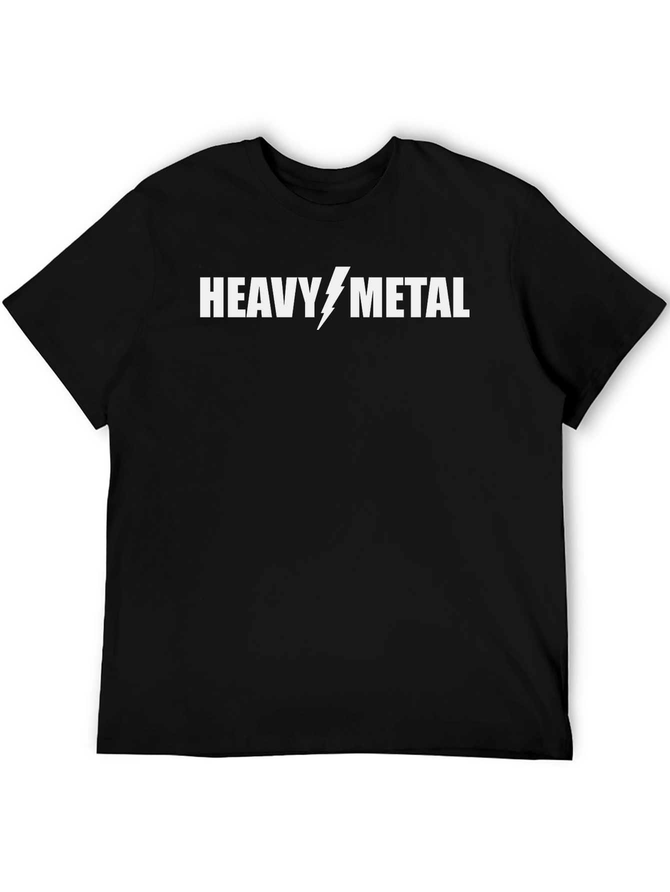 Heavy Metal Graphic T-Shirt - Black