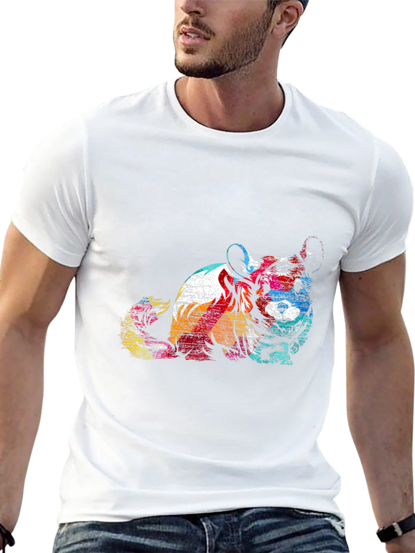Chinchilla Graphic Print T-Shirt