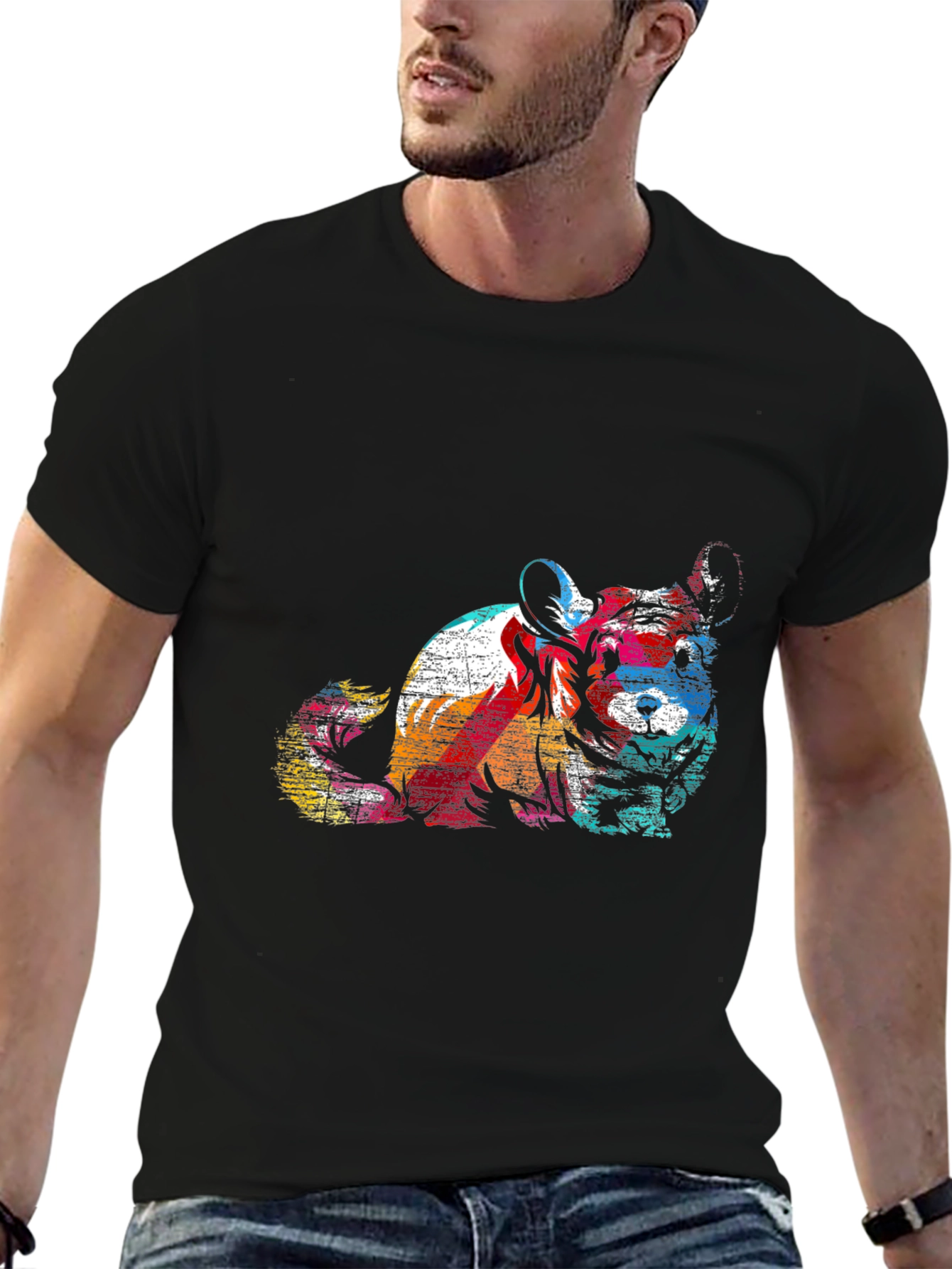 Chinchilla Graphic Print T-Shirt