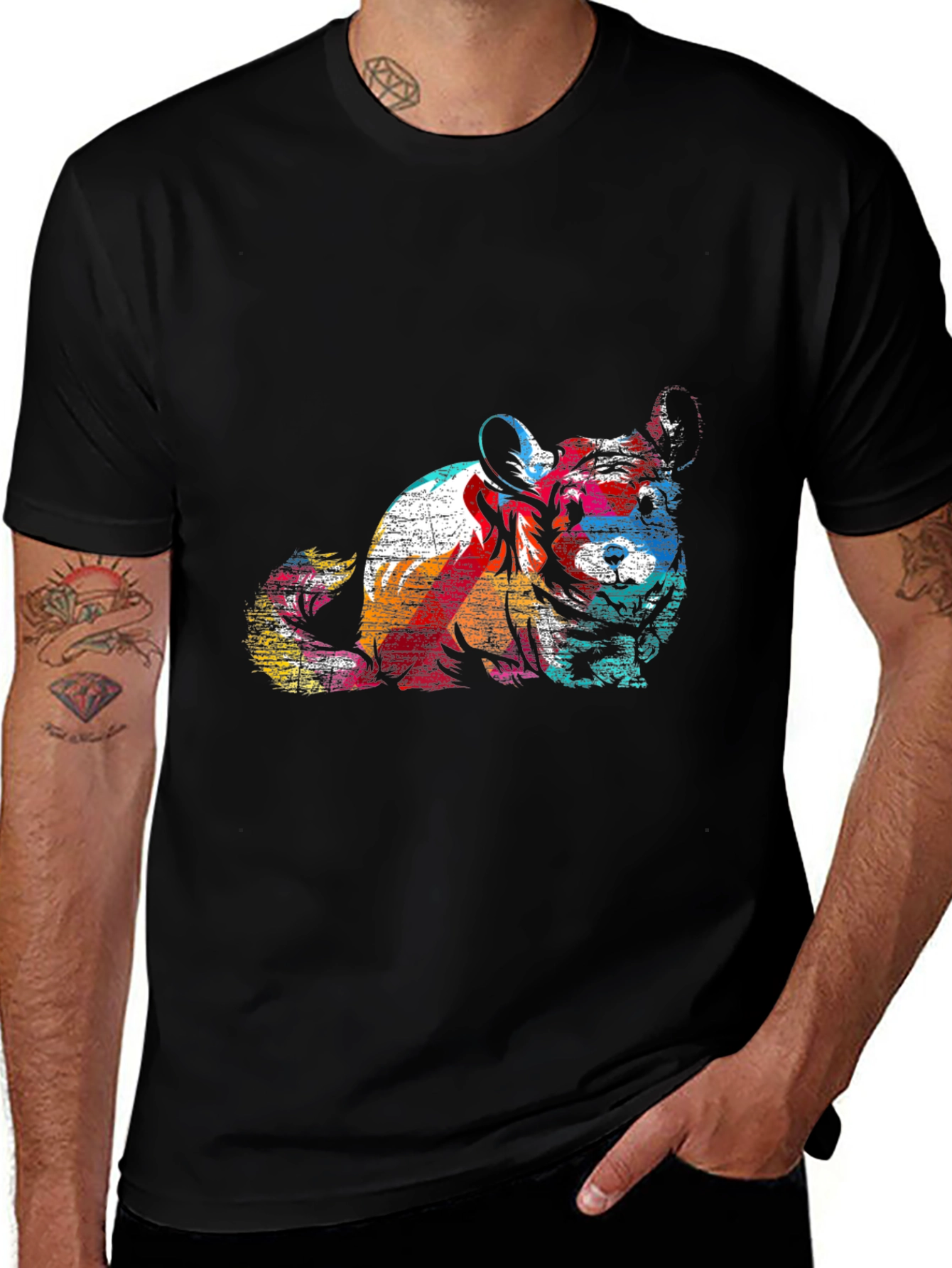 Chinchilla Graphic Print T-Shirt